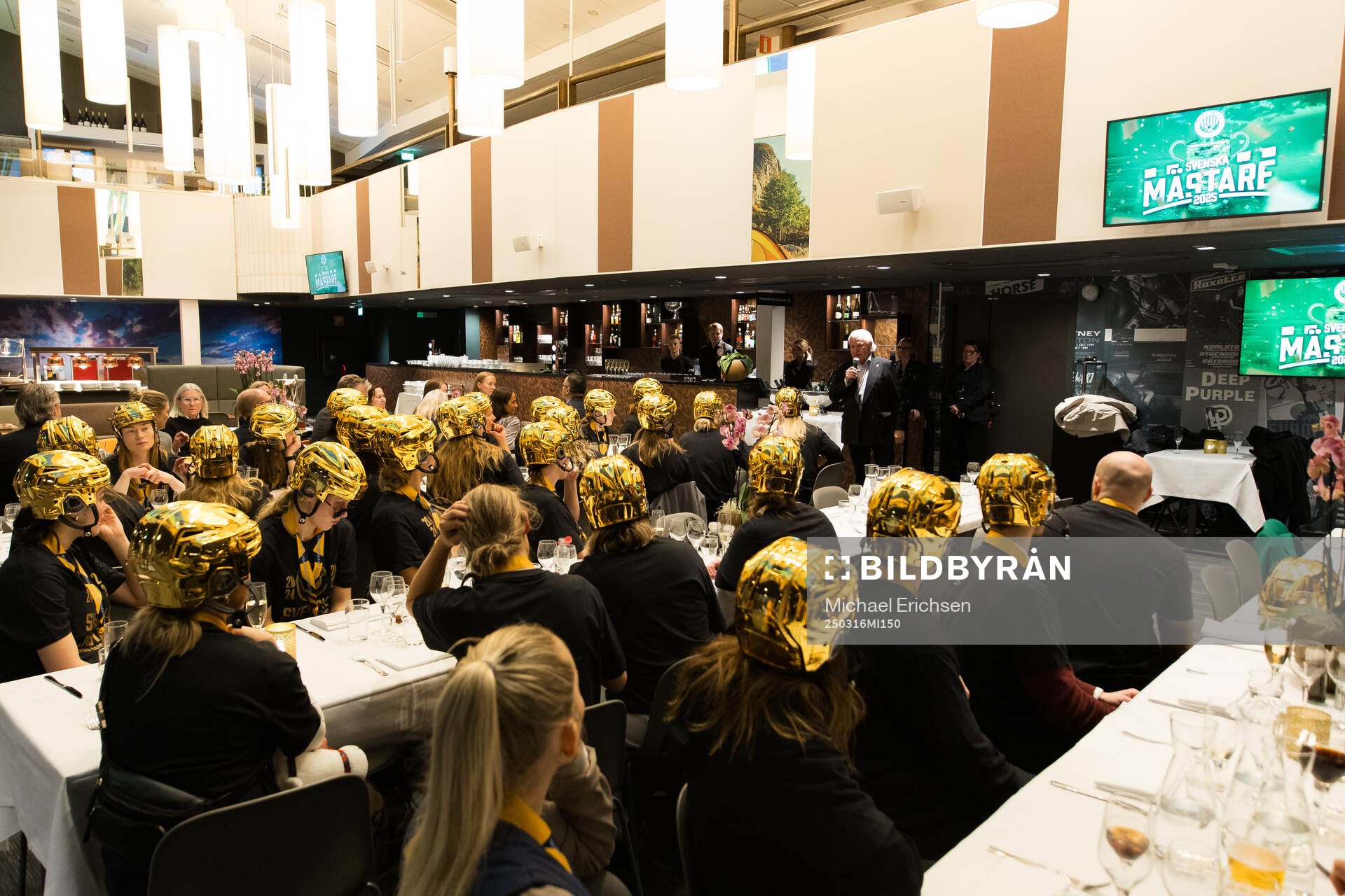 Frölundas ordförande Mats Grauers på guldfesten