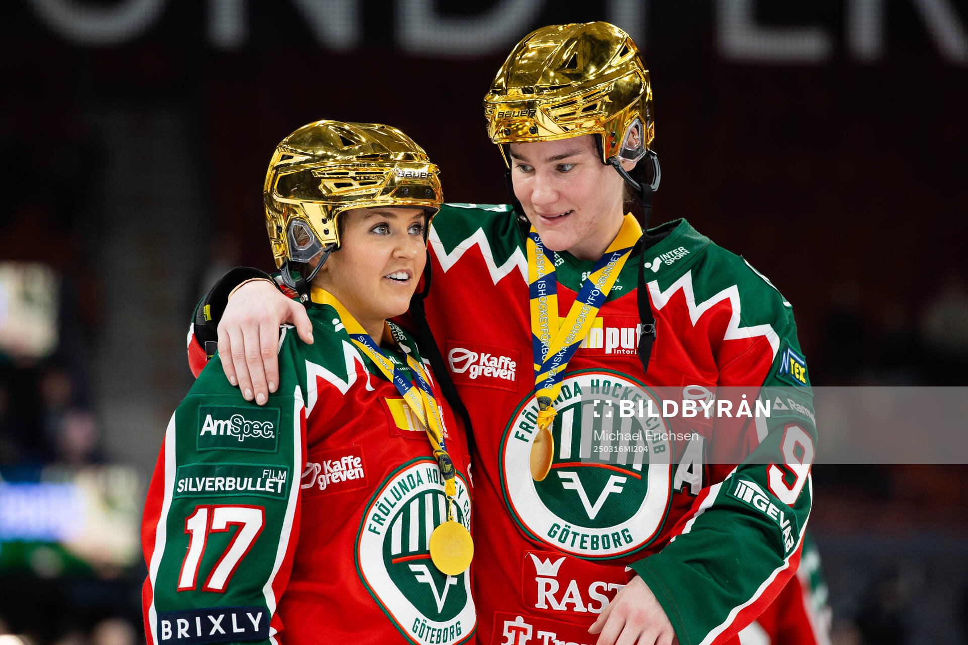 Frölundas Sofie Lundin och Alva Johnsson