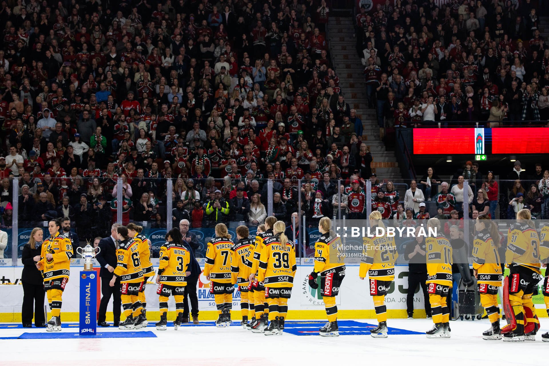 Luleås spelare får silvermedaljer