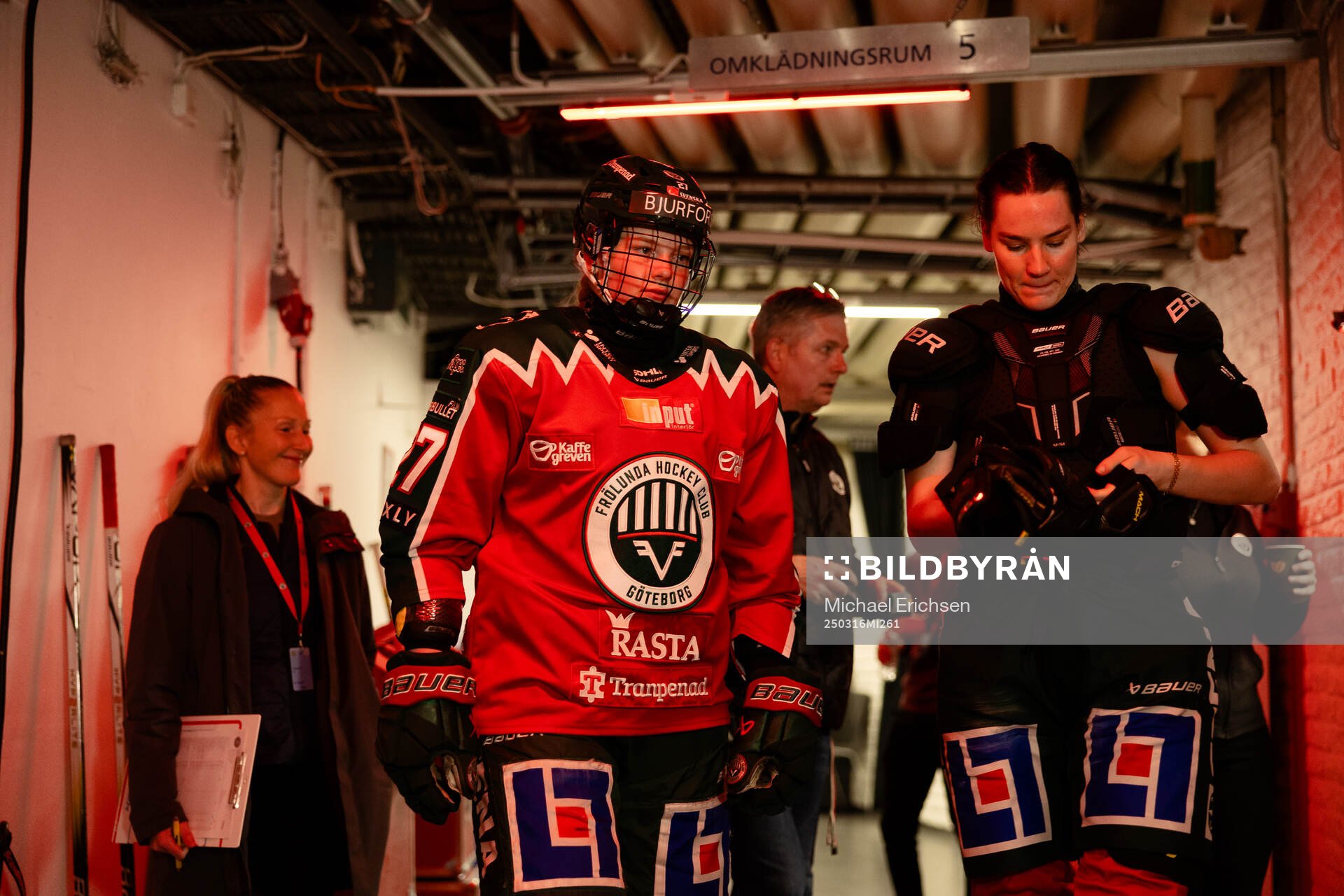 Frölundas Linnéa Pettersson Dove och Alva Johnsson