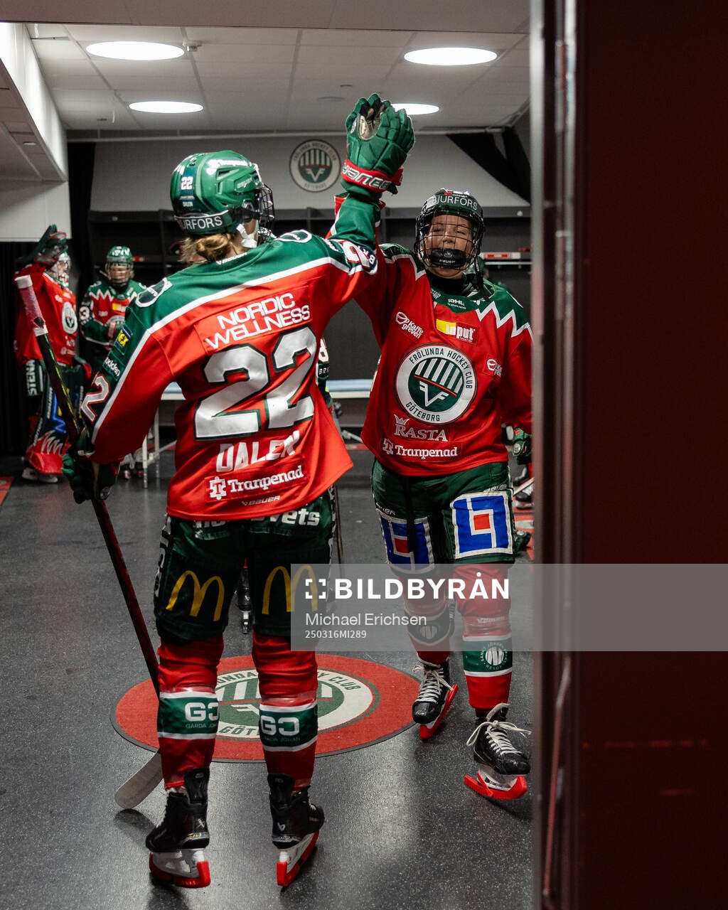 Frölundas Andrea Dalen och Ella Hellman