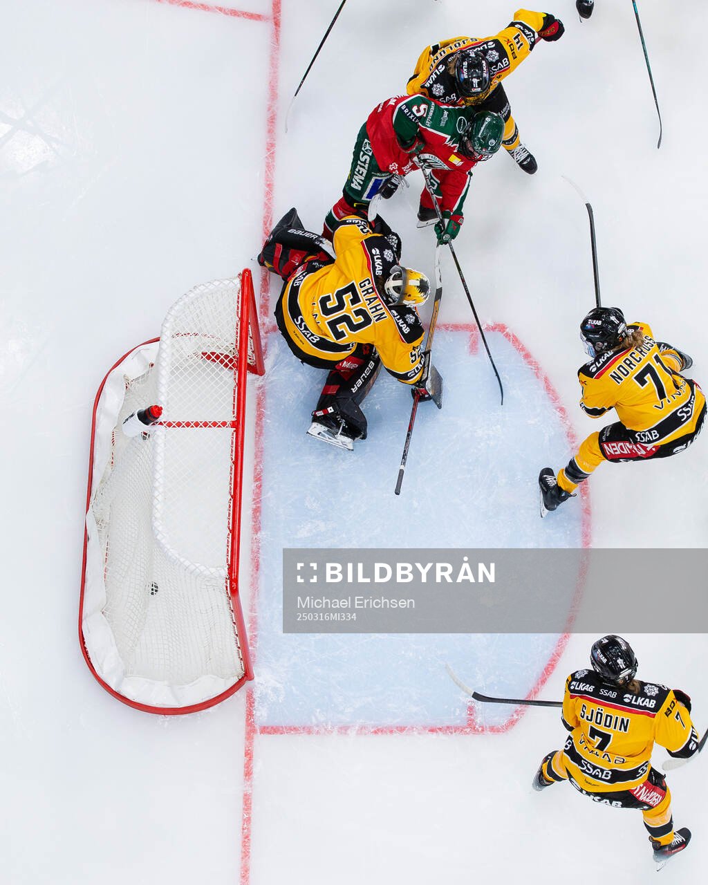 Frölundas Nathalie Lidman trycker in 3-1 i mål bakom