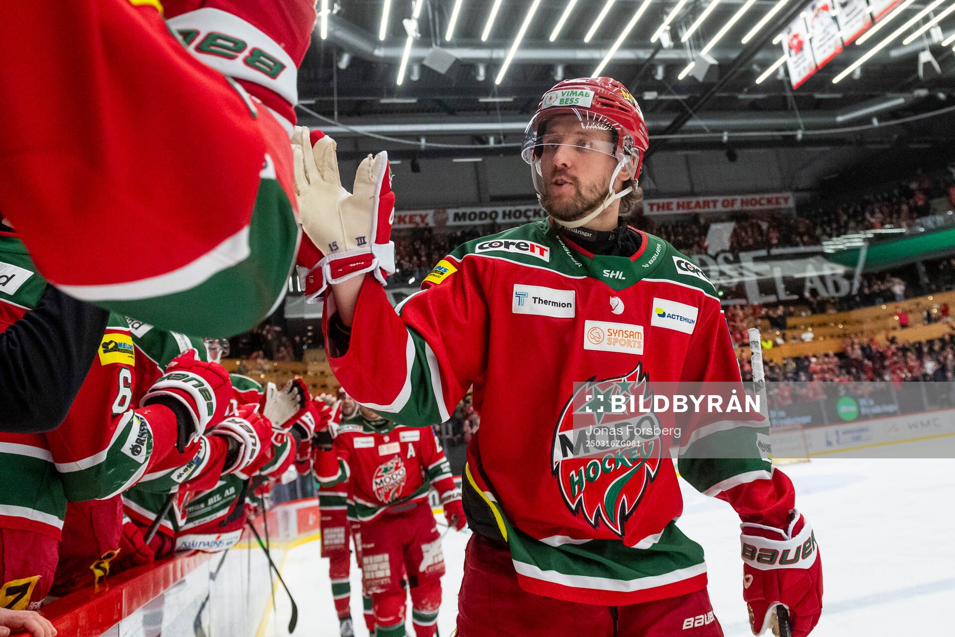 Modos Victor Berglund jublar