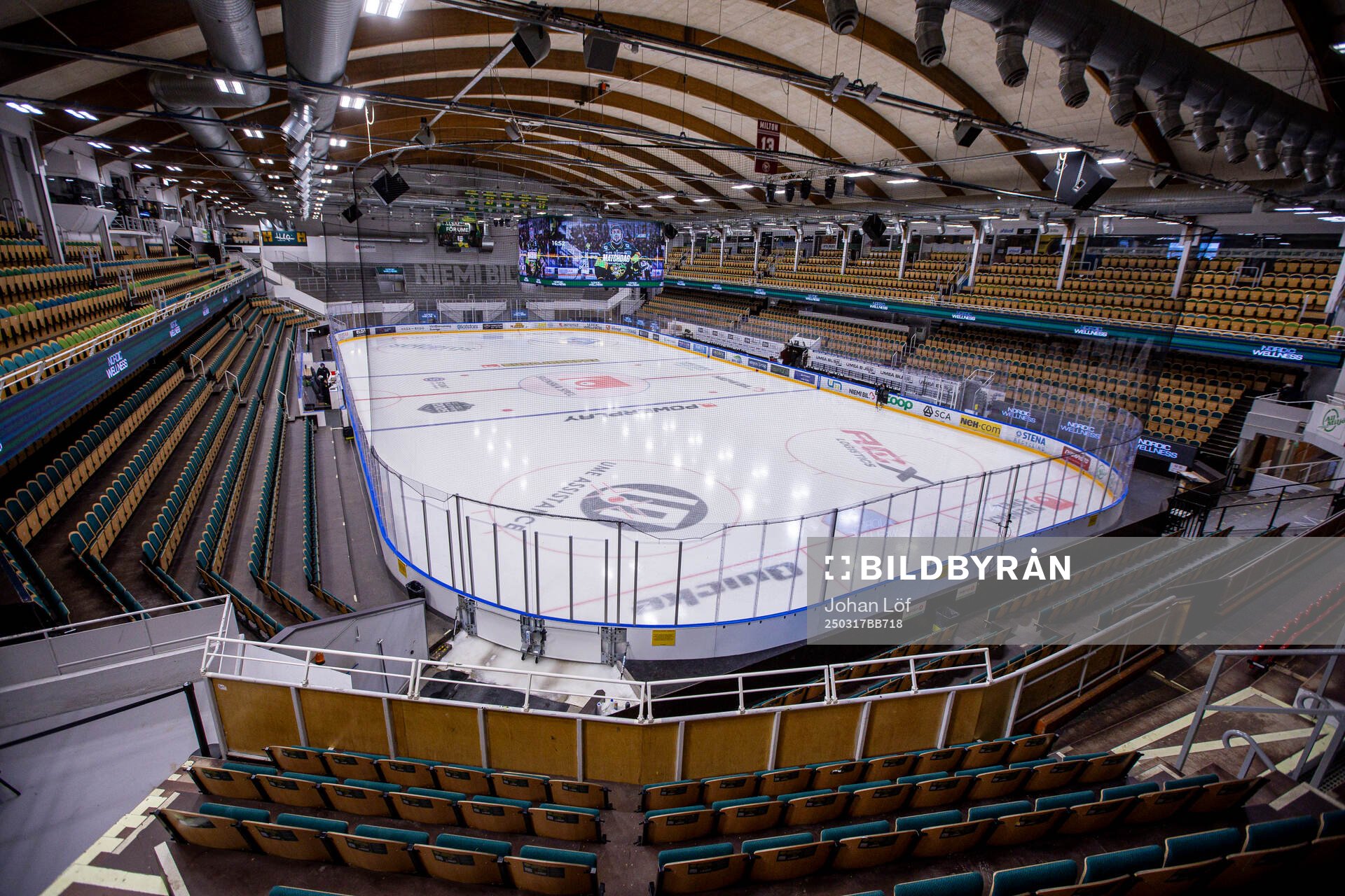 Visionite arena innan kvartsfinal ett i Hockeyallsvenskan