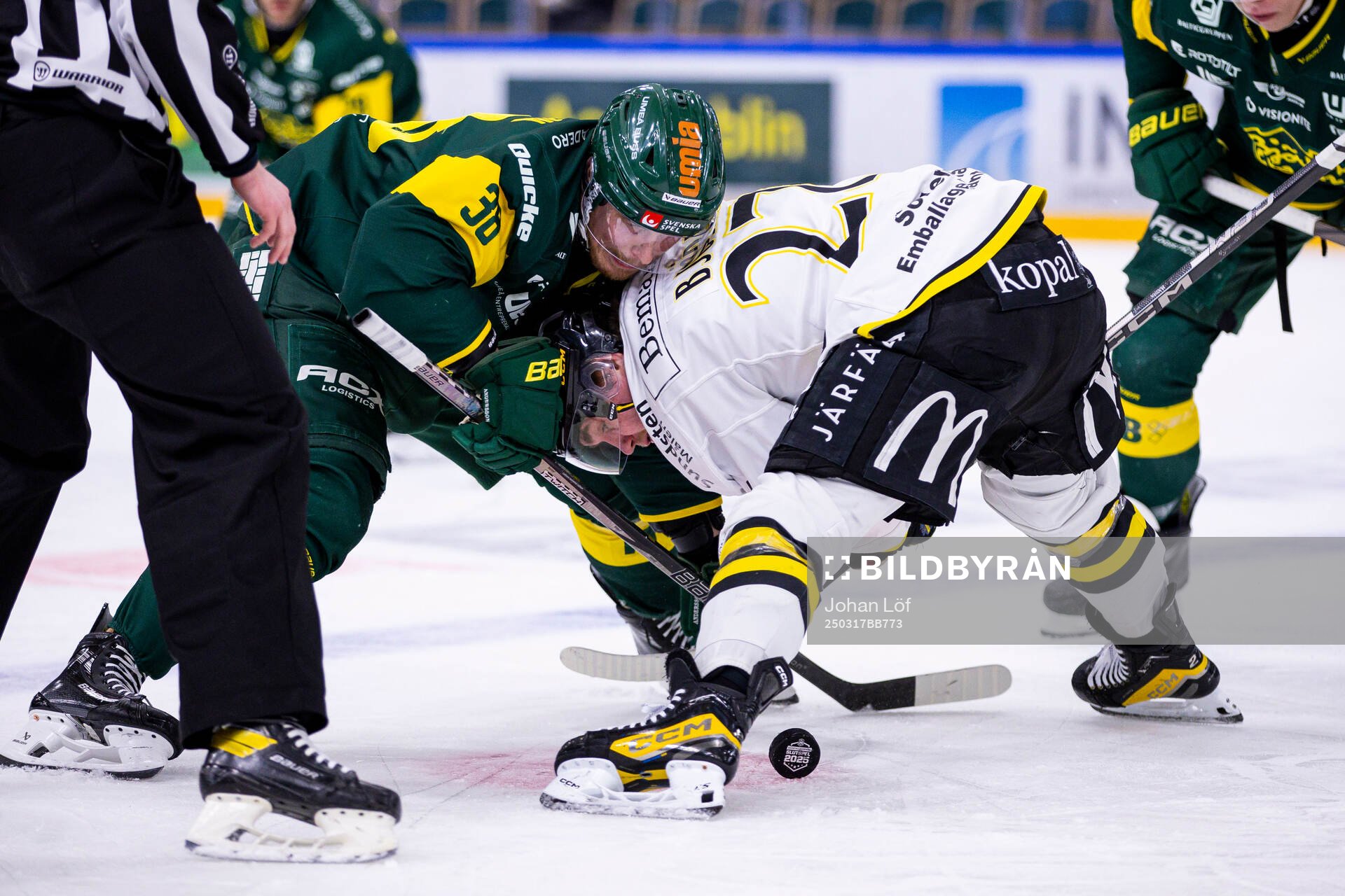 Björklövens Erik Andersson och AIKs Christoffer Björk