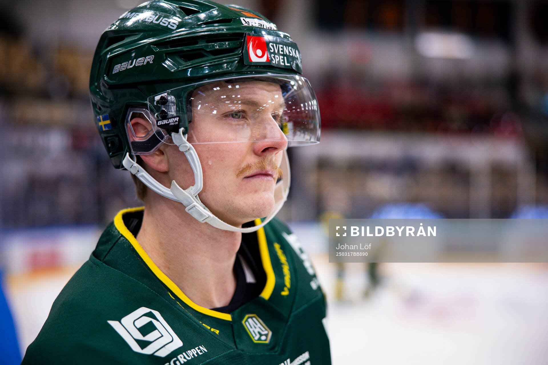 Björklövens Axel Ottosson innan kvartsfinal ett i