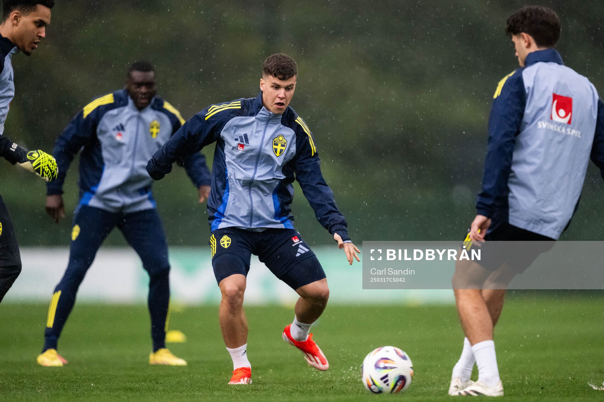 Samuel Dahl of the Swedish men's national football team