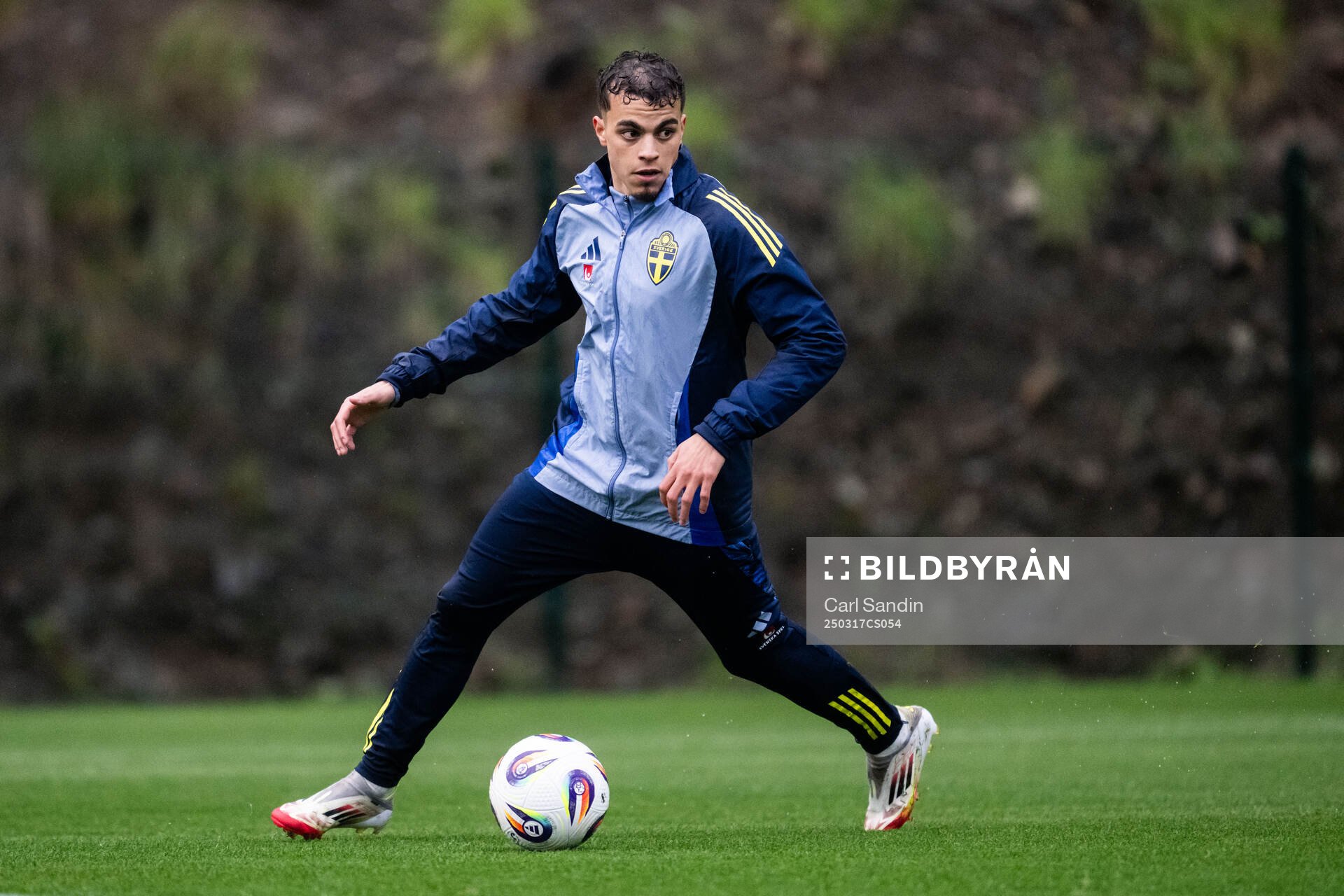 Yasin Ayari of the Swedish men's national football team
