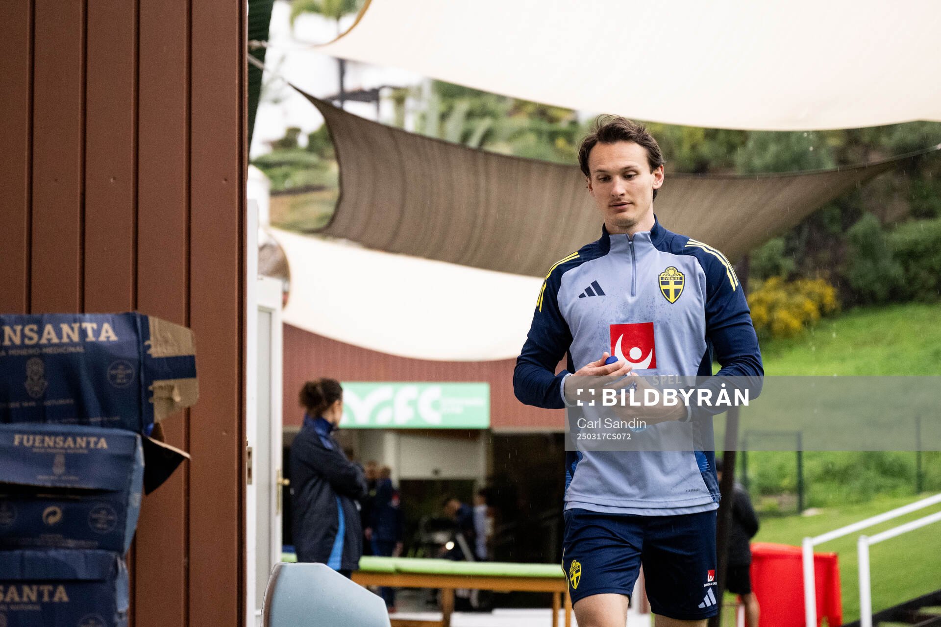 Hjalmar Ekdal of the Swedish men's national football team