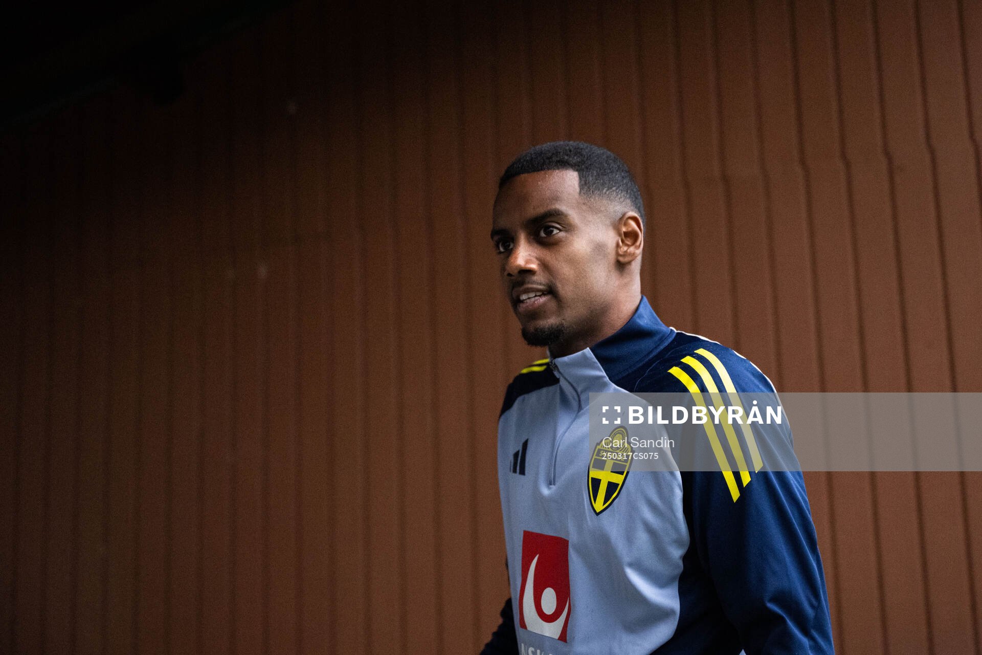 Alexander Isak of the Swedish men's national football team