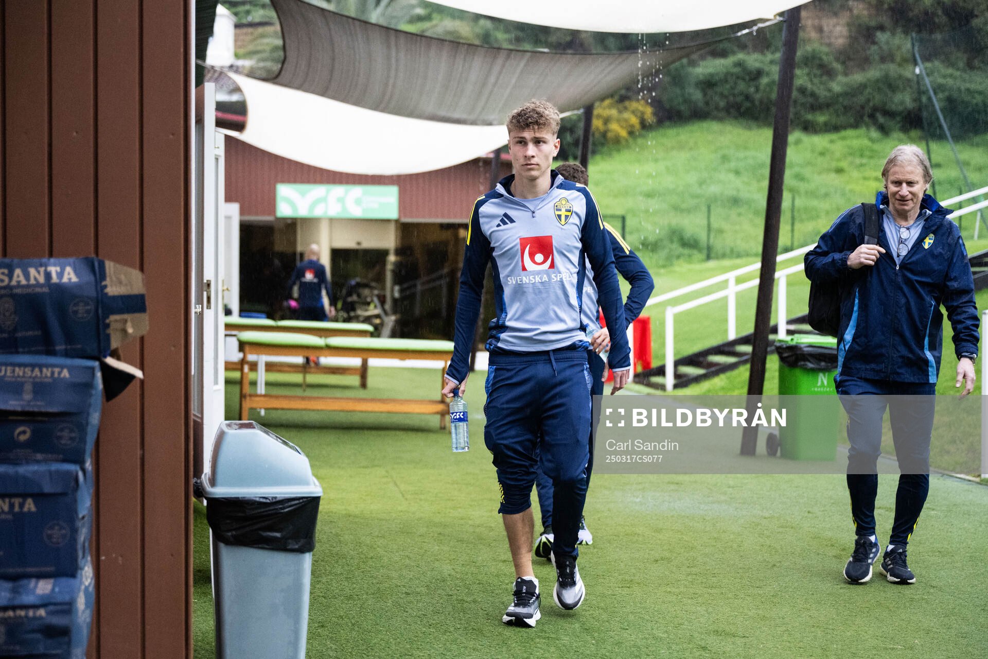 Hugo Bolin of the Swedish men's national football team