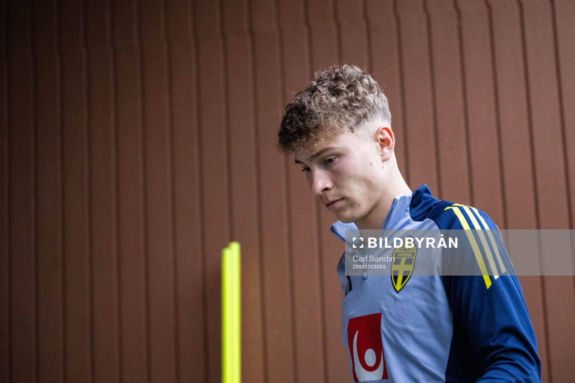 Hugo Bolin of the Swedish men's national football team