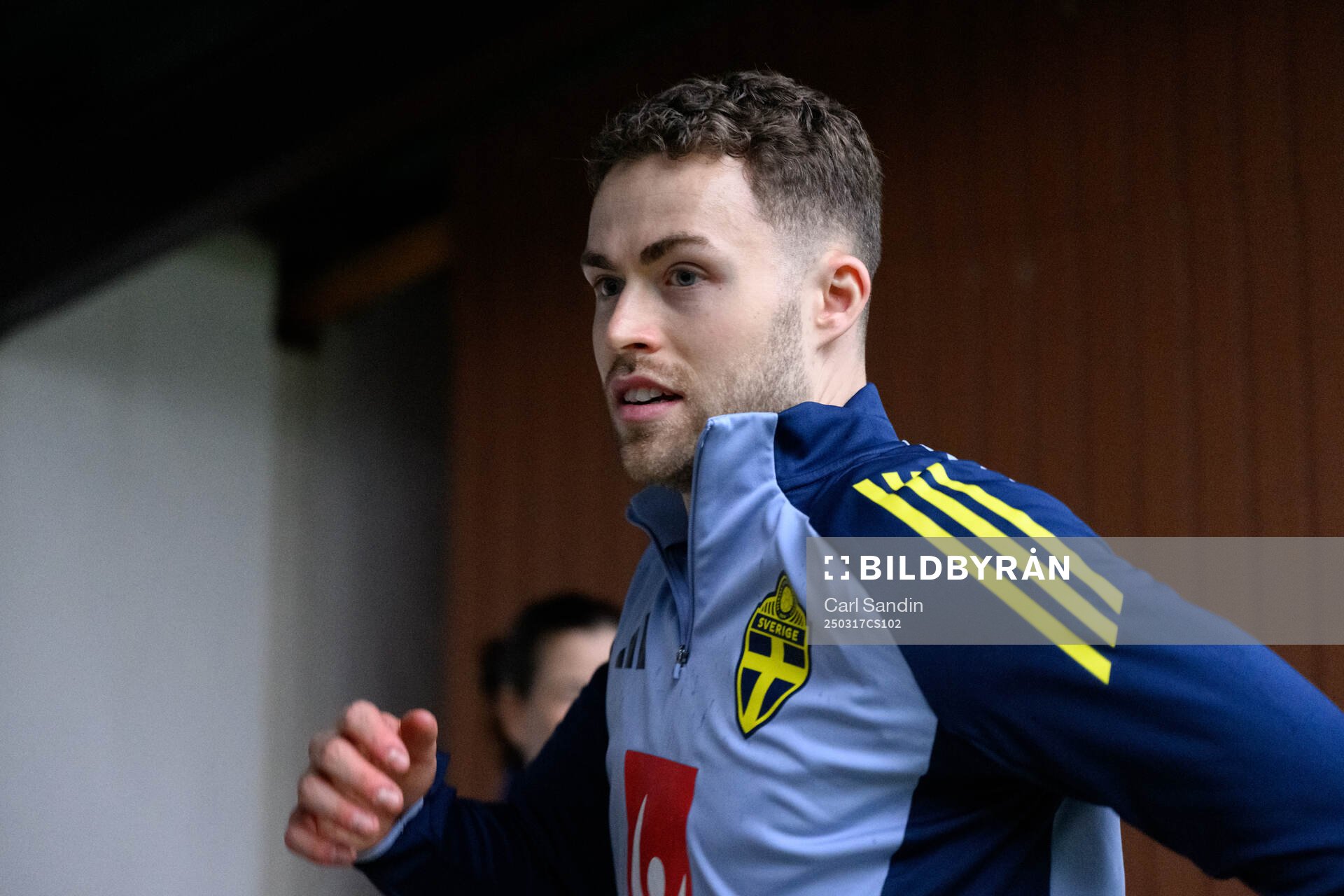 Gabriel Gudmundsson of the Swedish men's national football