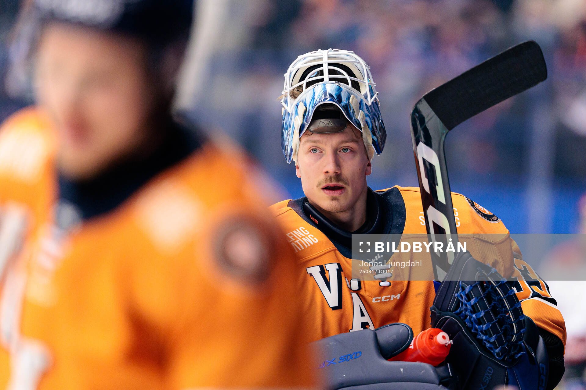Växjös målvakt Emil Larmi
