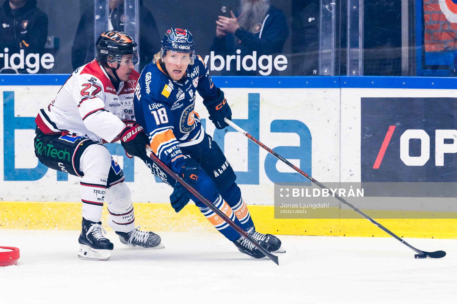Örebros Peetro Seppälä och Växjös Marcus Sylvegård