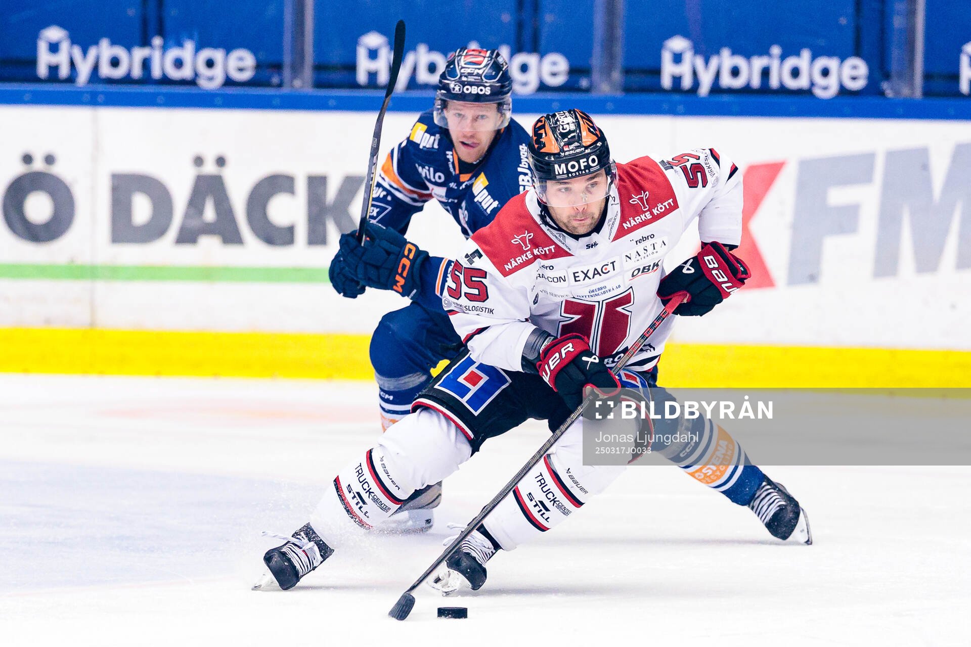 Växjös Hugo Gustafsson och Örebros David Quenneville