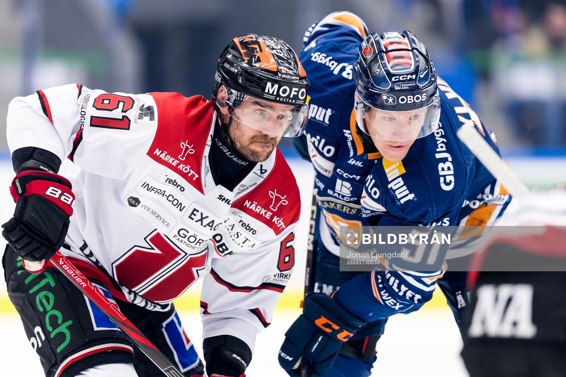 Örebros Ludvig Larsson och Växjös Emil Sylvegård