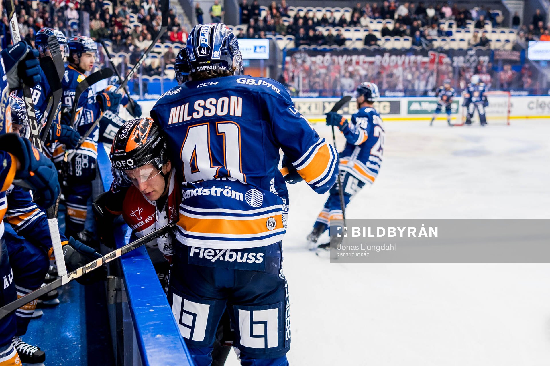 Örebros Patrik Puistola och Växjös Ludvig Nilsson