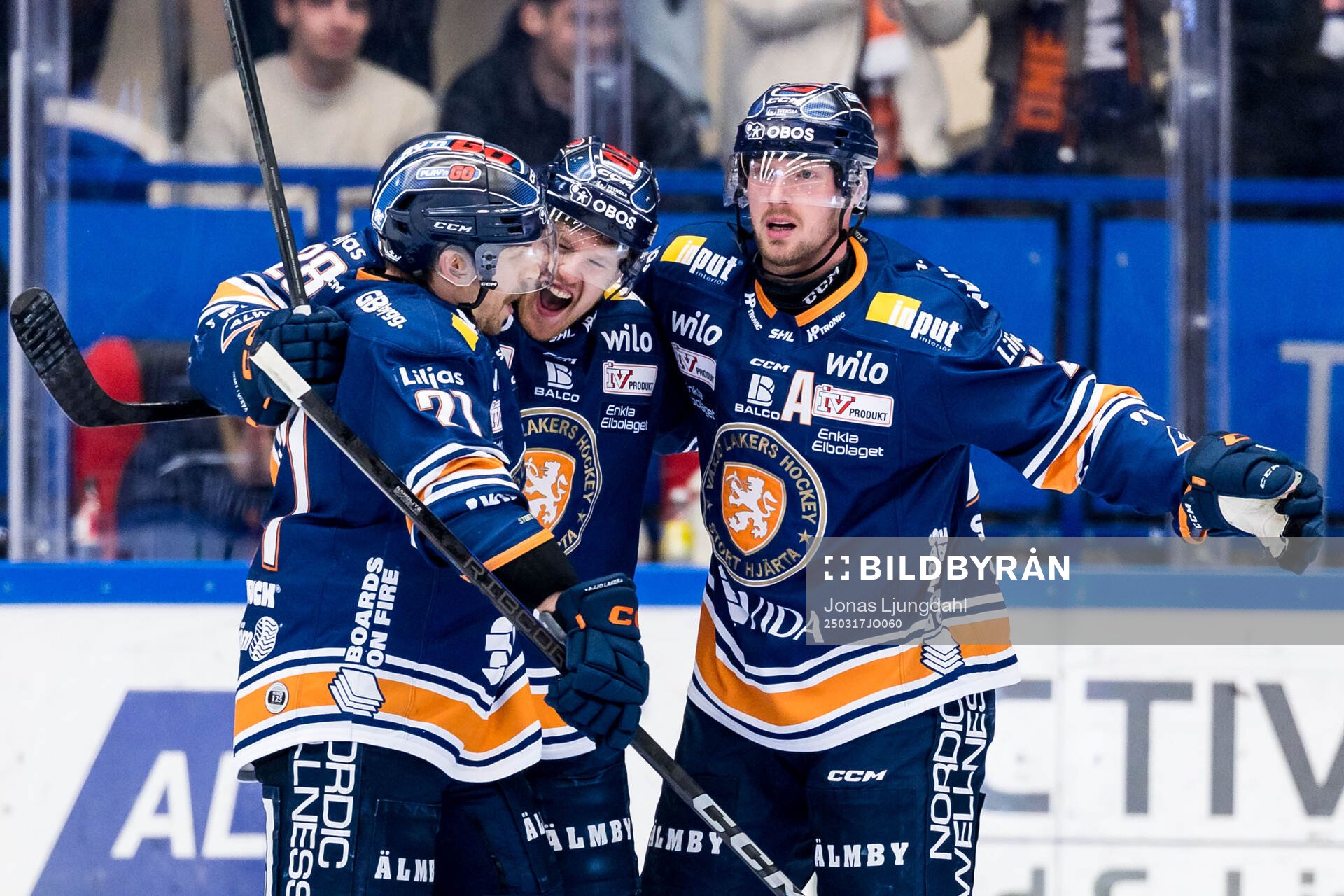 Växjös Brian Cooper, Hugo Gustafsson och Martin Lundberg