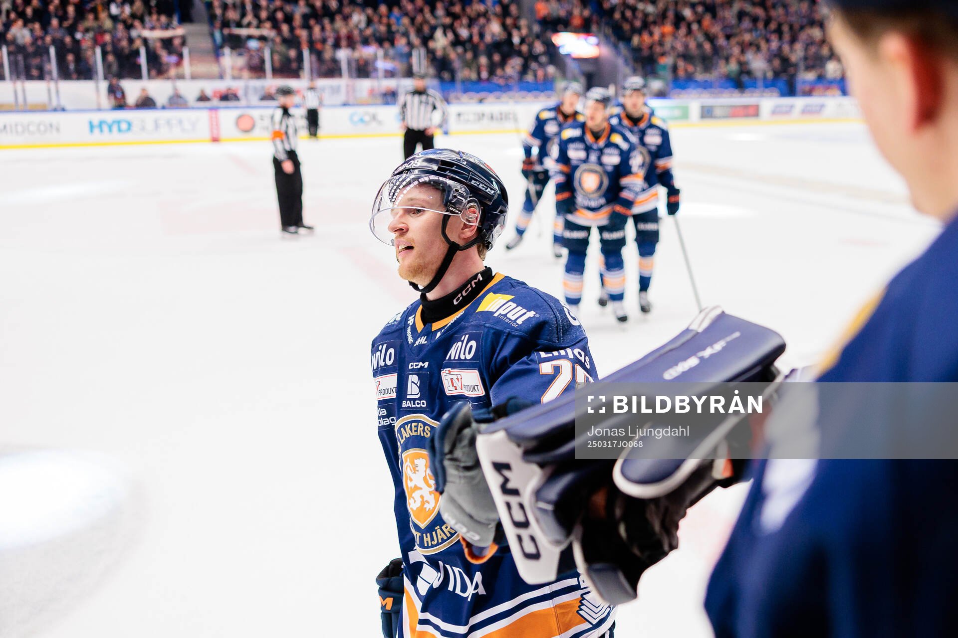 Växjös Hugo Gustafsson jublar