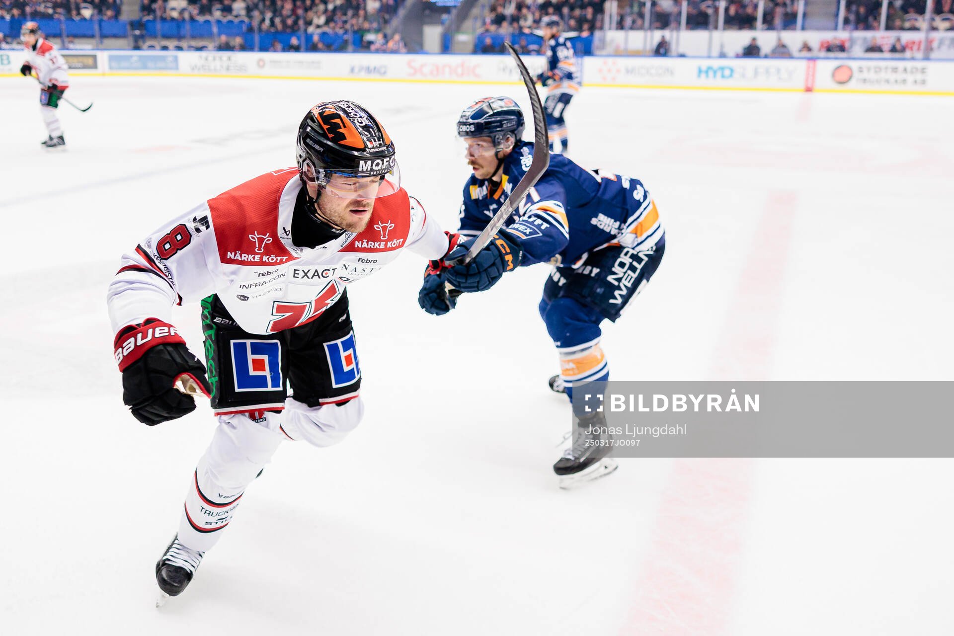 Örebros Ruben Rafkin och Växjös Brian Cooper