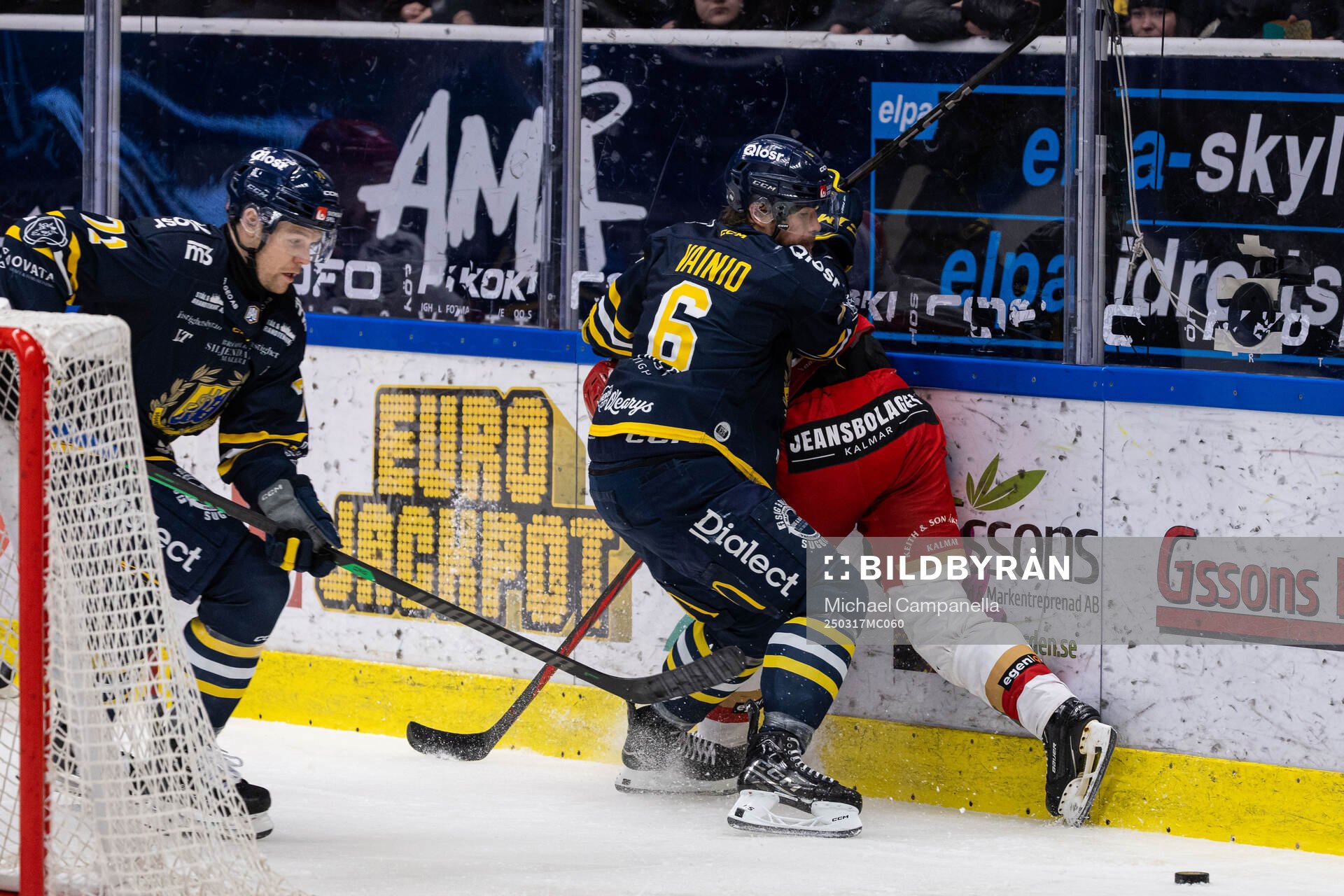 Södertäljes Olli Vainio Kalmars Albin Nilsson