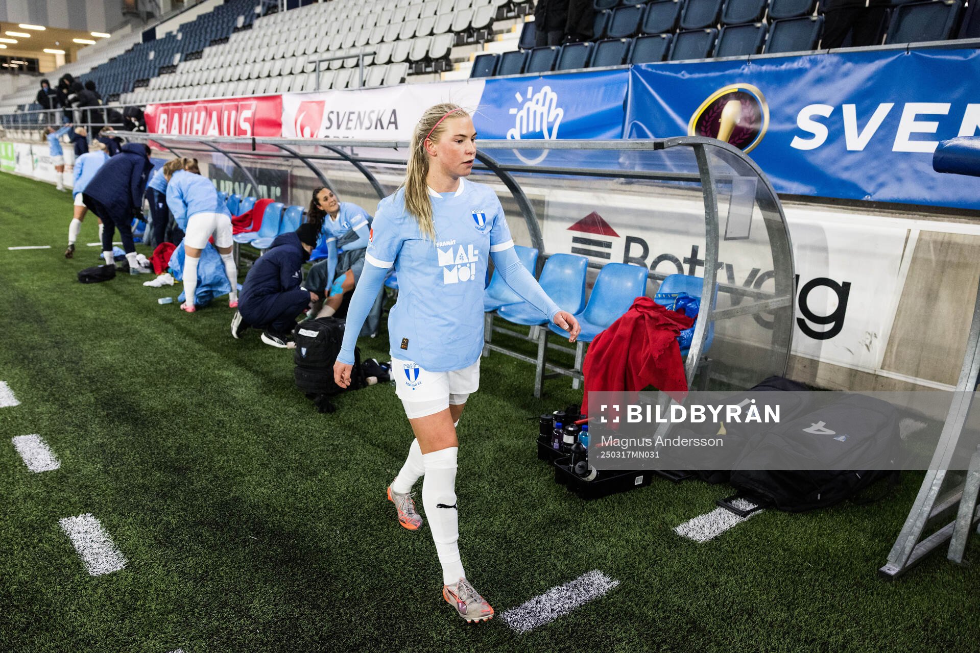 Malmö FFs Ellen Löfqvist deppar