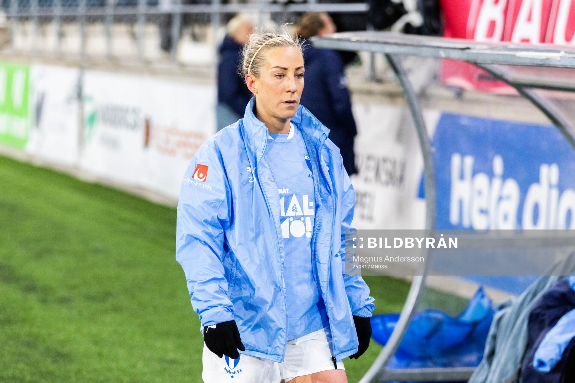 Malmö FFs Mia Persson deppar