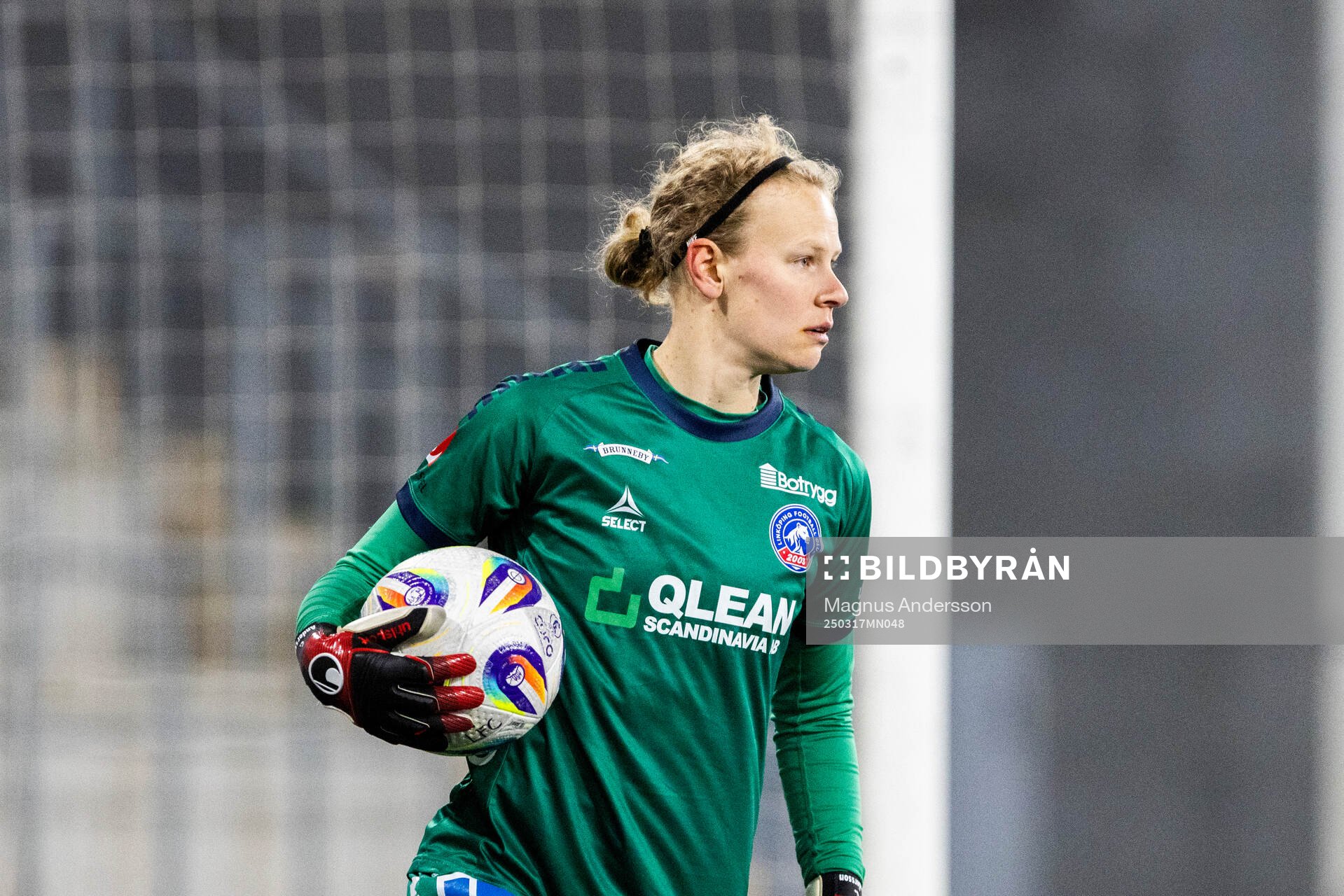 Linköpings målvakt Cajsa Andersson
