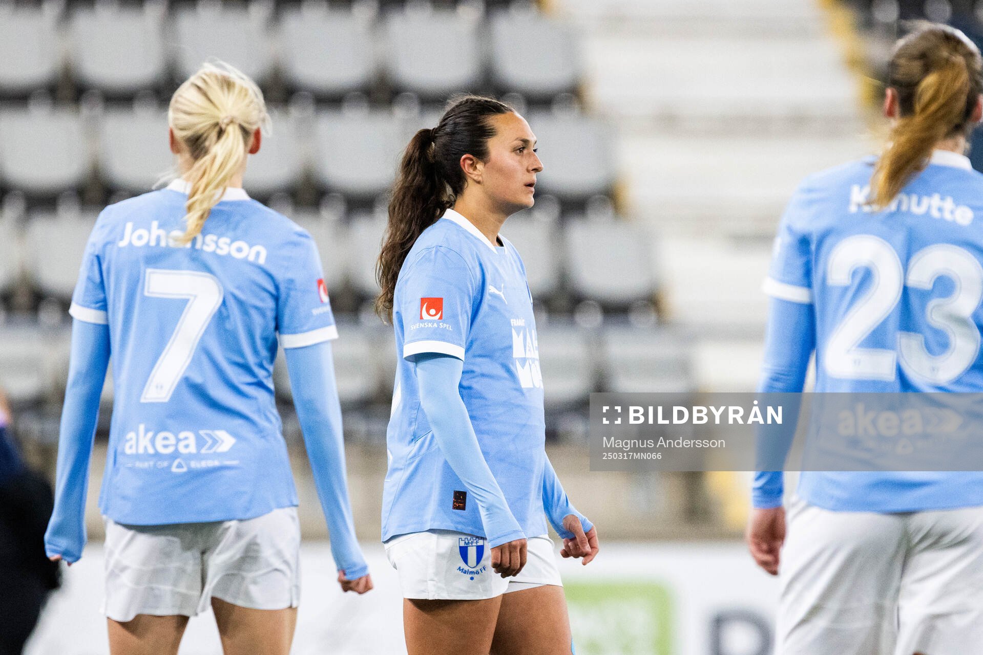 Malmö FFs Isabella DCAquila deppar