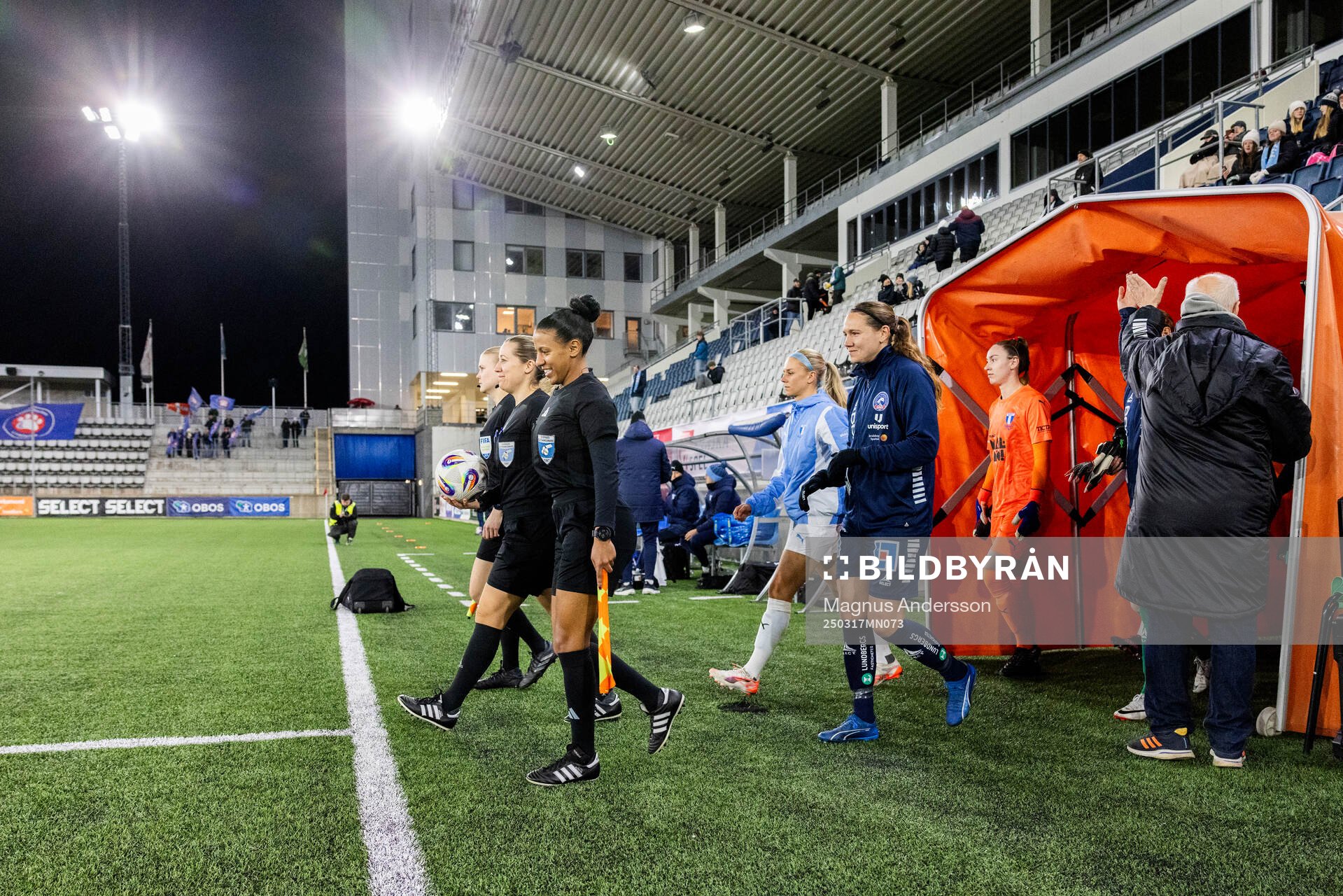 Linköpings spelare och Malmö FFs spelare