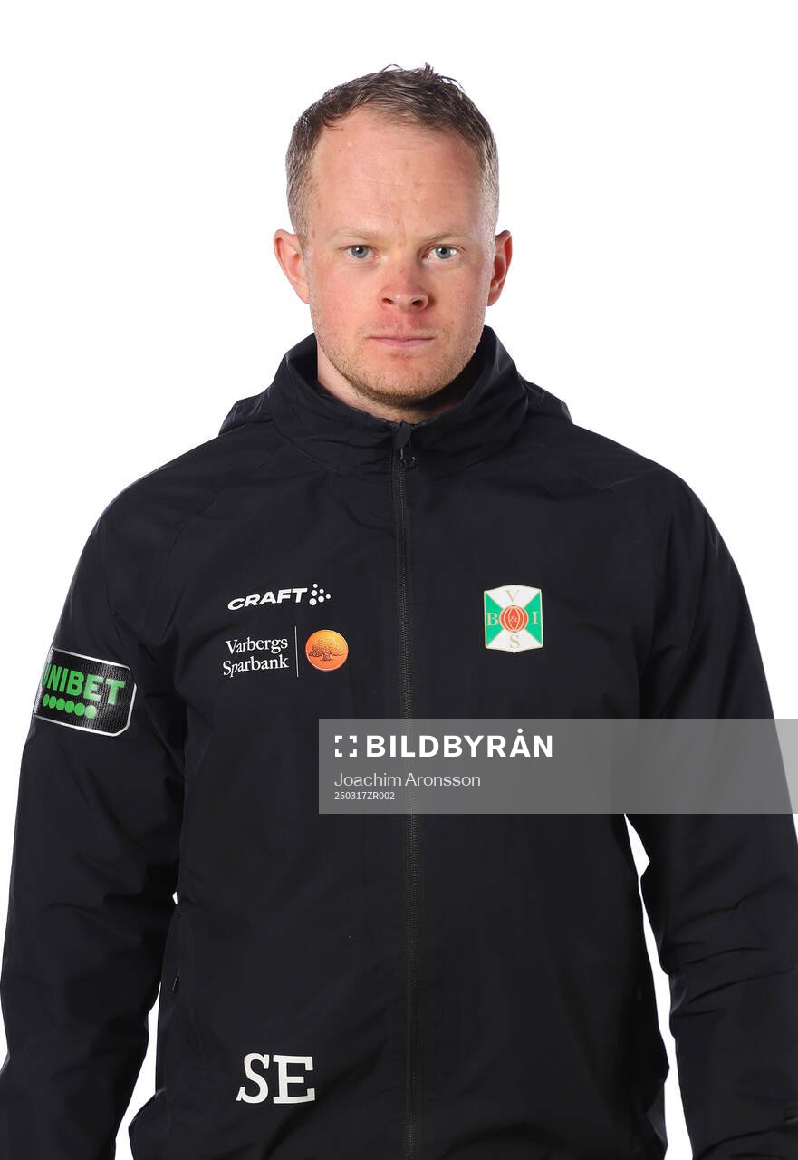 Varbergs fystränare Sebastian Eriksson