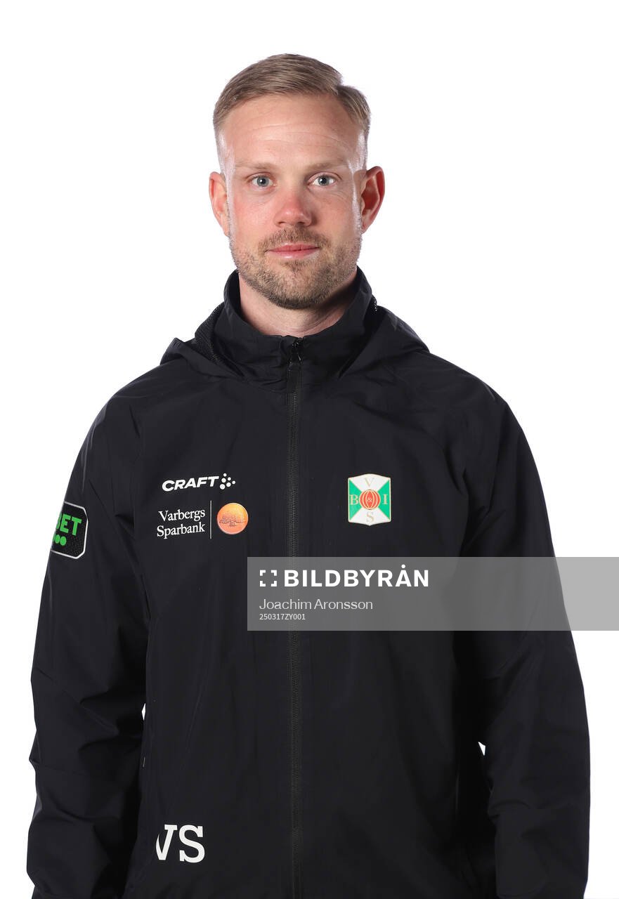 Varbergs assisterande tränare Victor Salwén