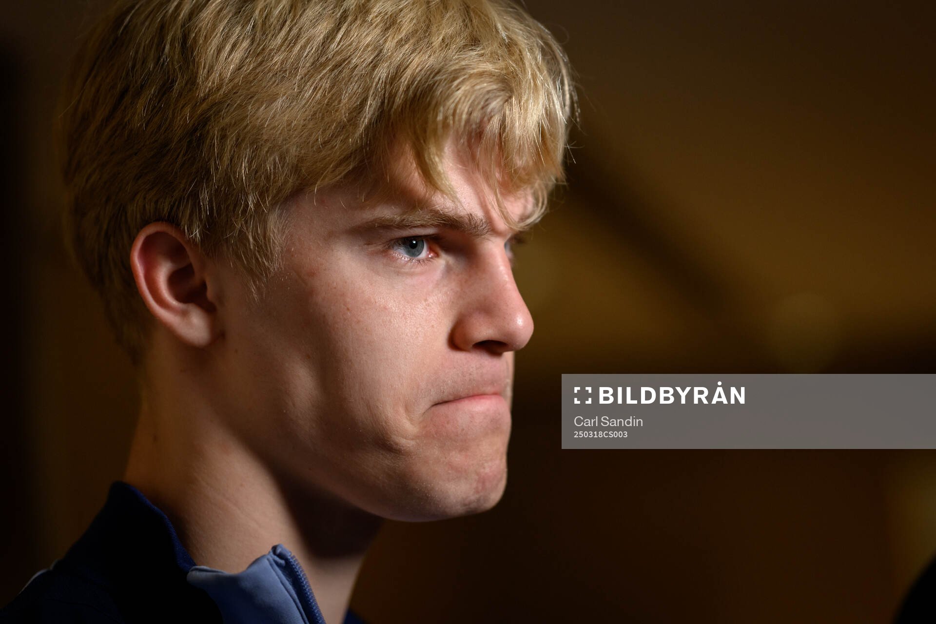 Lucas Bergvall of the Swedish men's national football team