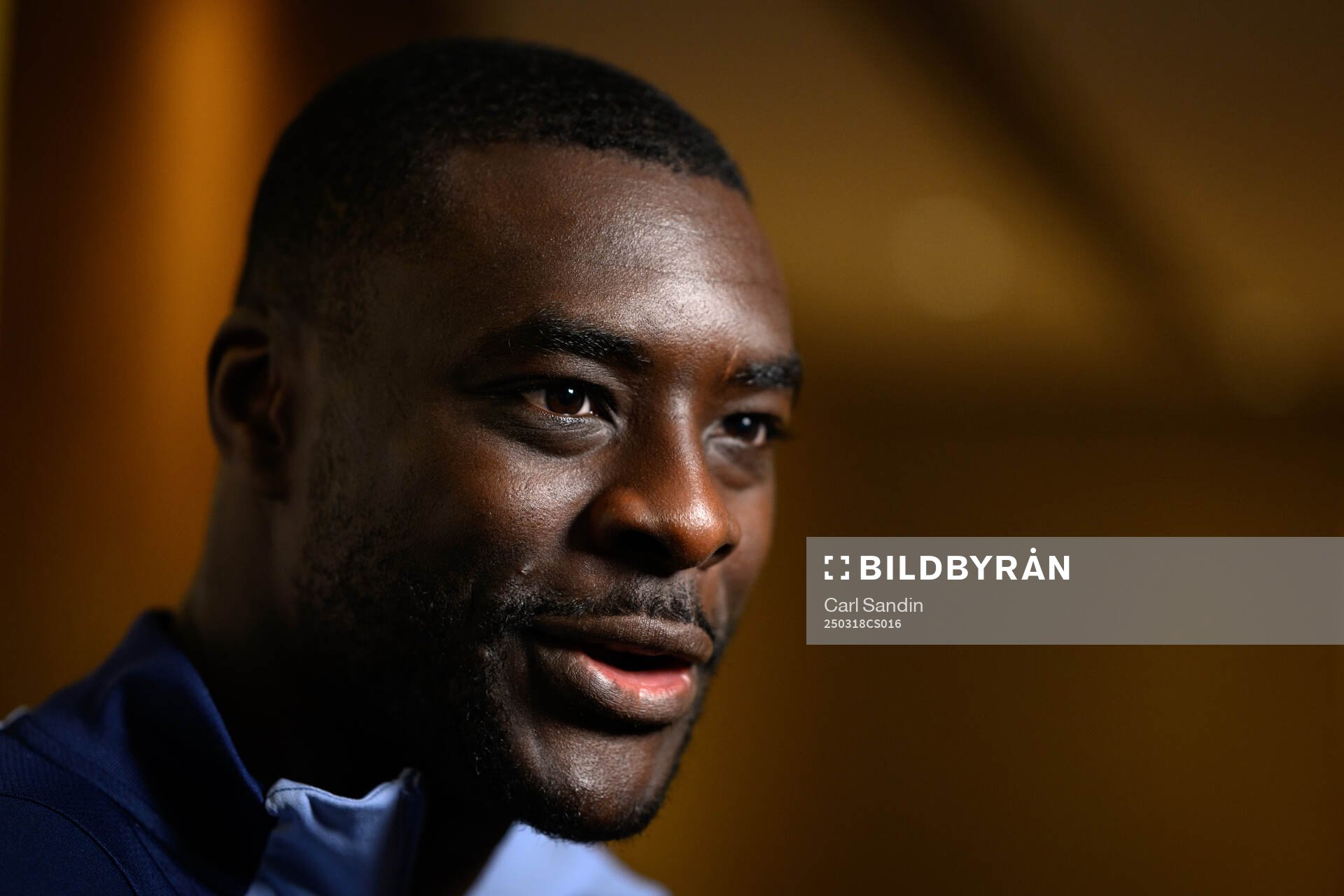 Ken Sema of the Swedish men's national football team at a