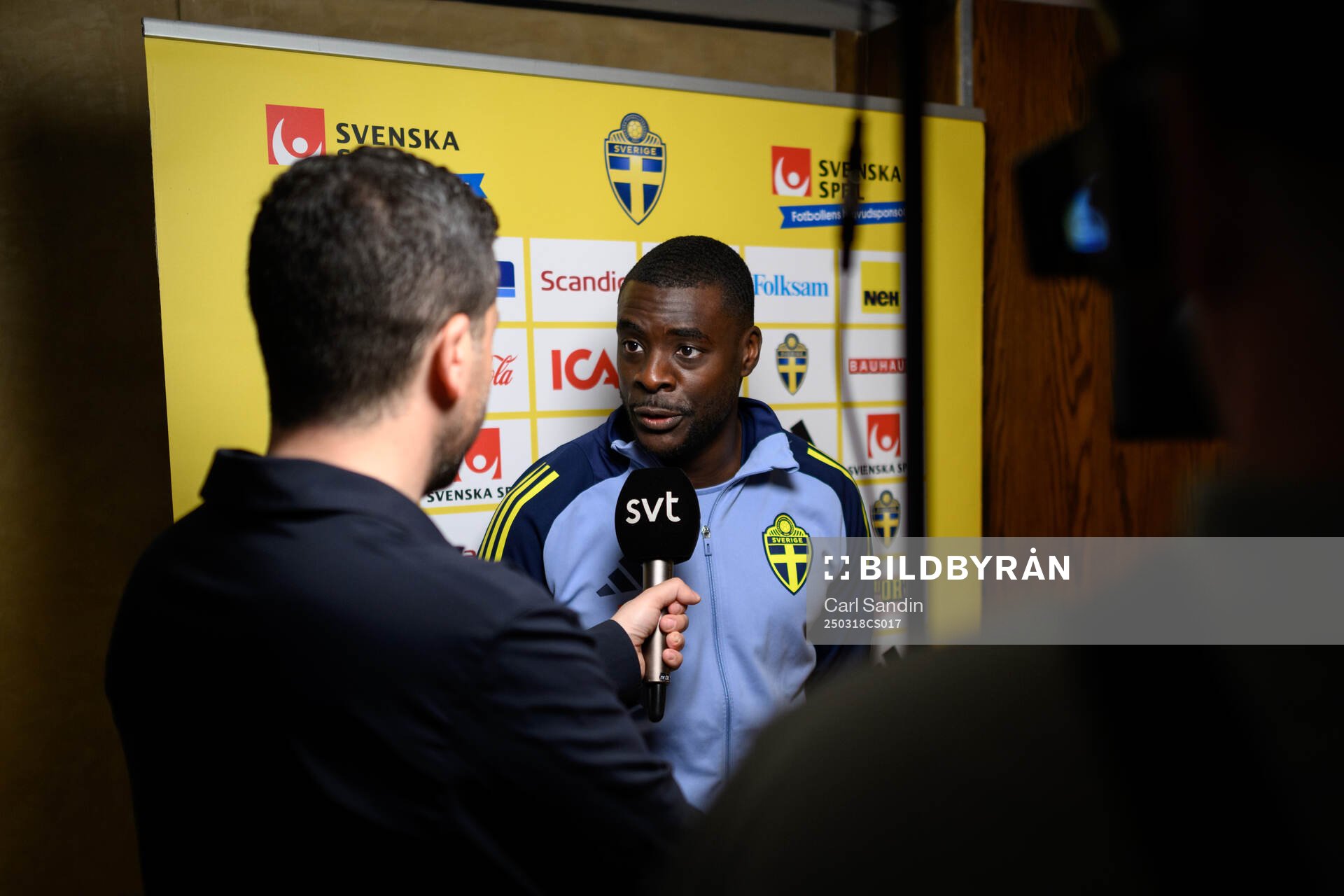 Ken Sema of the Swedish men's national football team at a