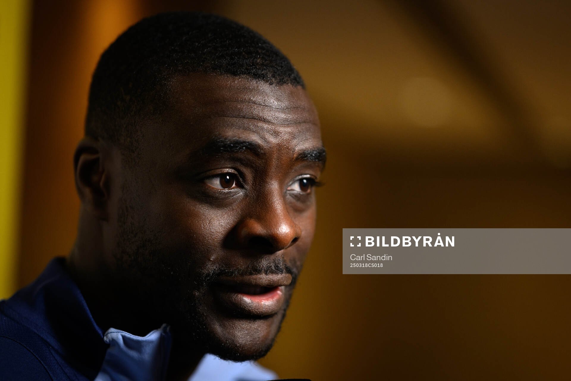 Ken Sema of the Swedish men's national football team at a