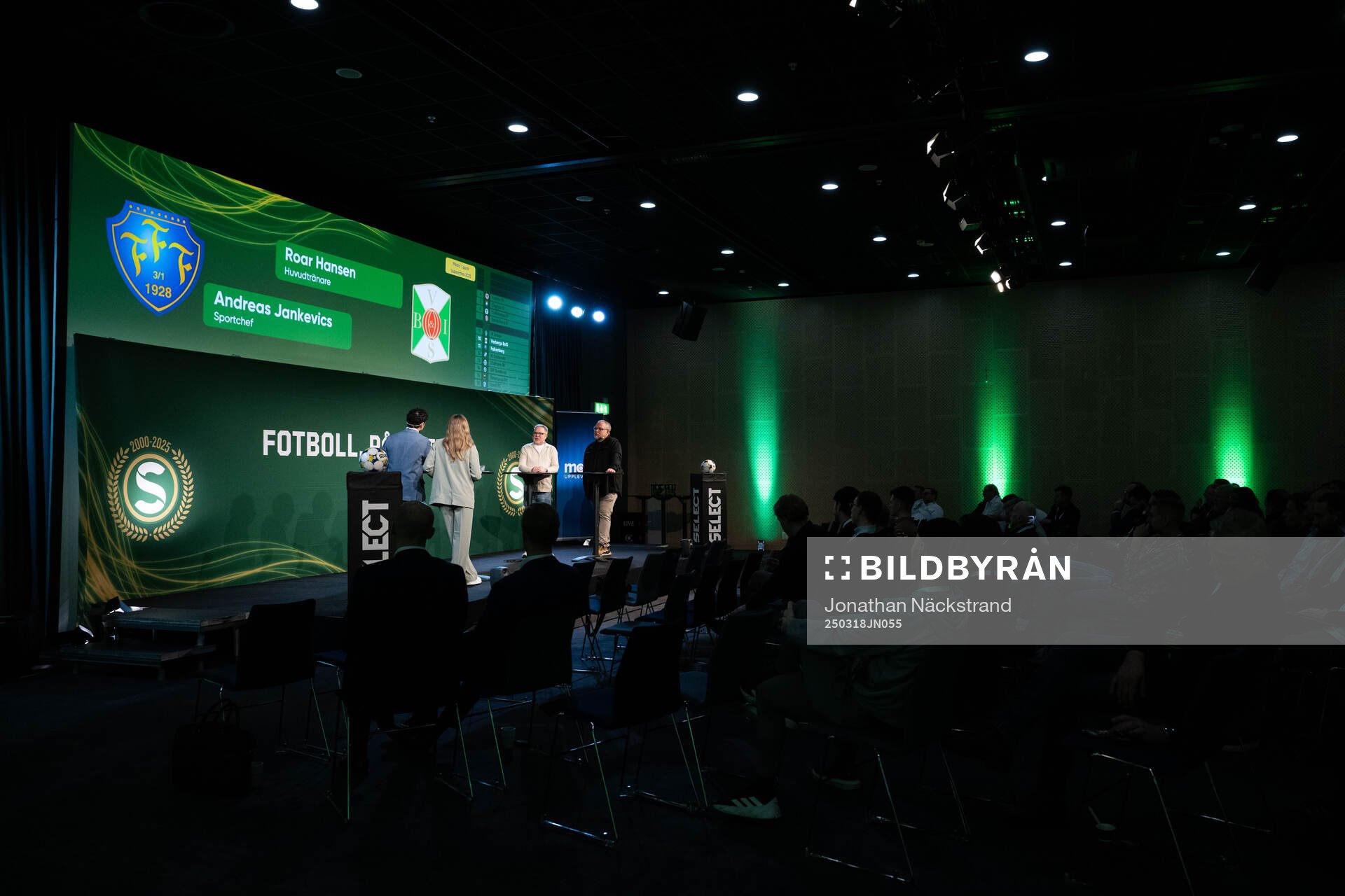 Falkenbergs sportchef Andreas Jankevics och Varbergs