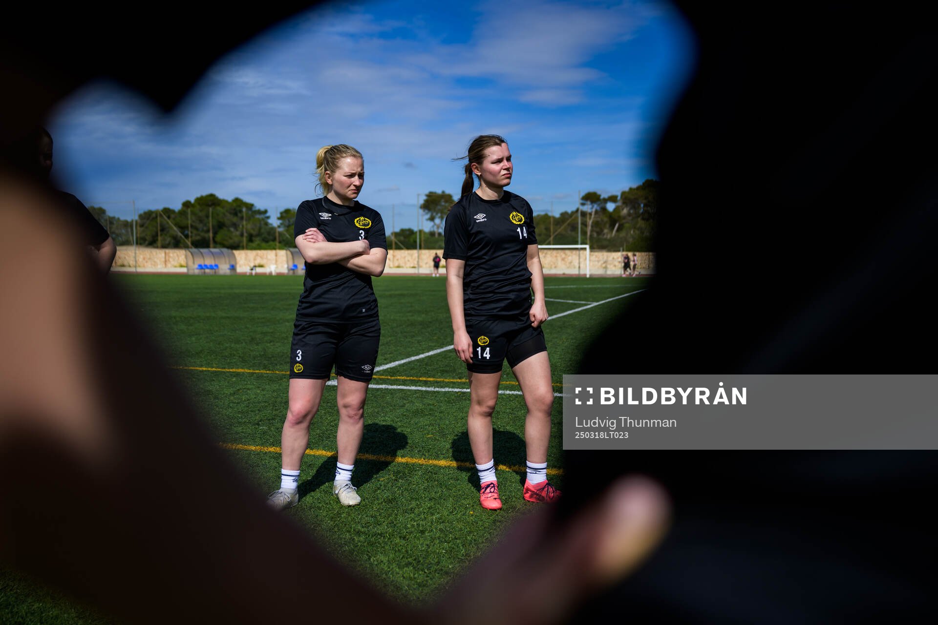 Lagledare Fanny Johansson och Elin Flakberg