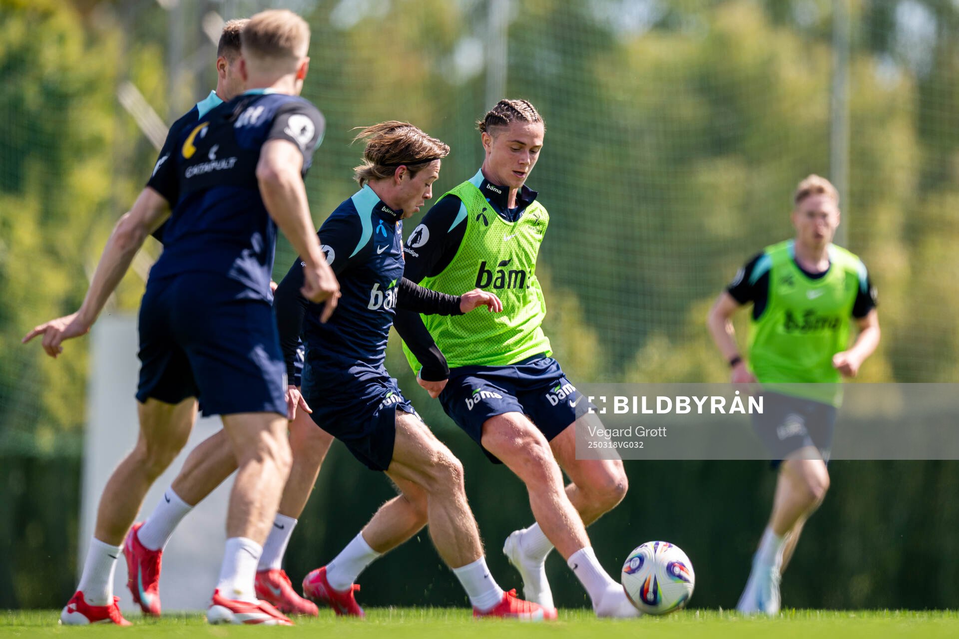 Patrick Berg and Thelo Aasgaard of the Norwegian national