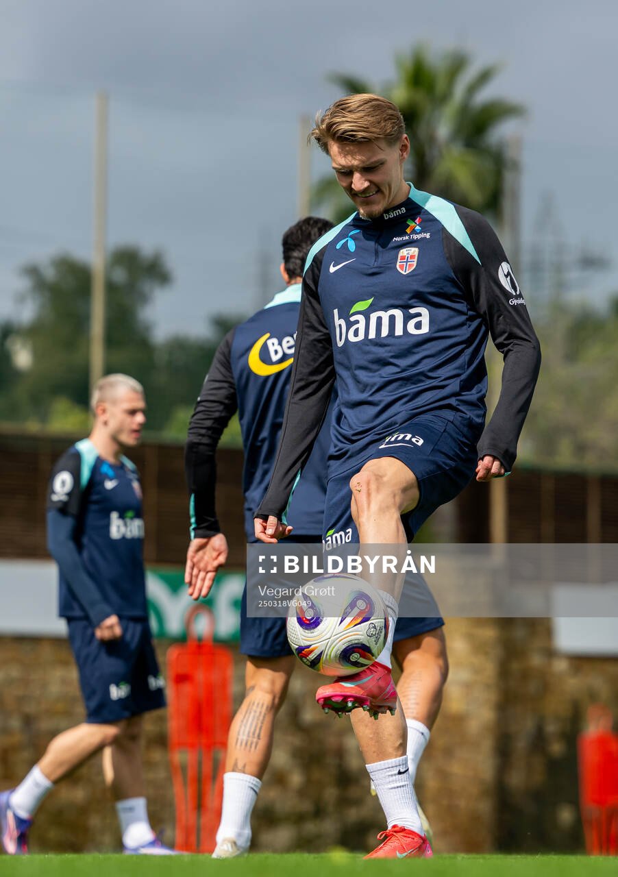 Martin Ødegaard of the Norwegian national football team