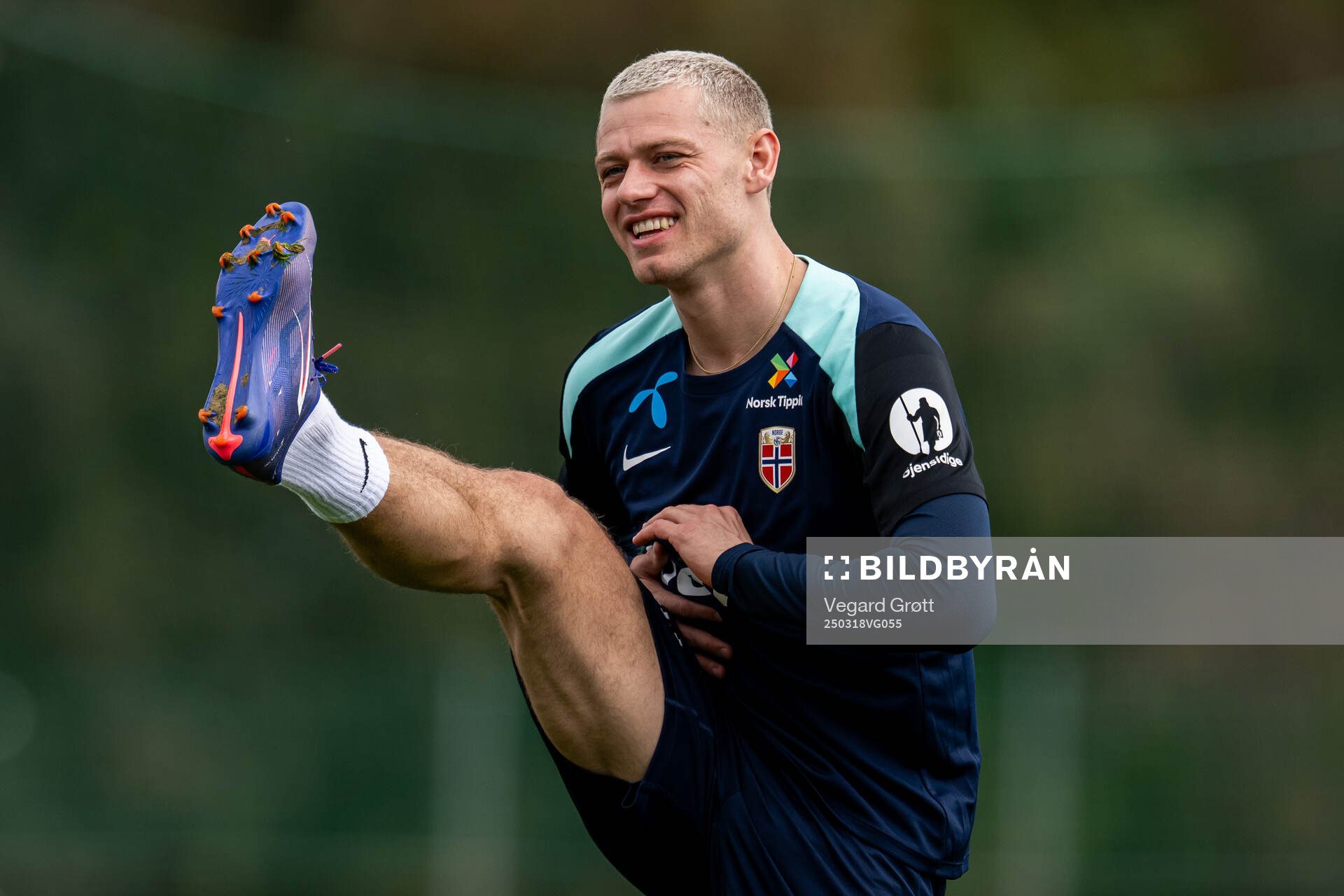 Julian Ryerson of the Norwegian national football team