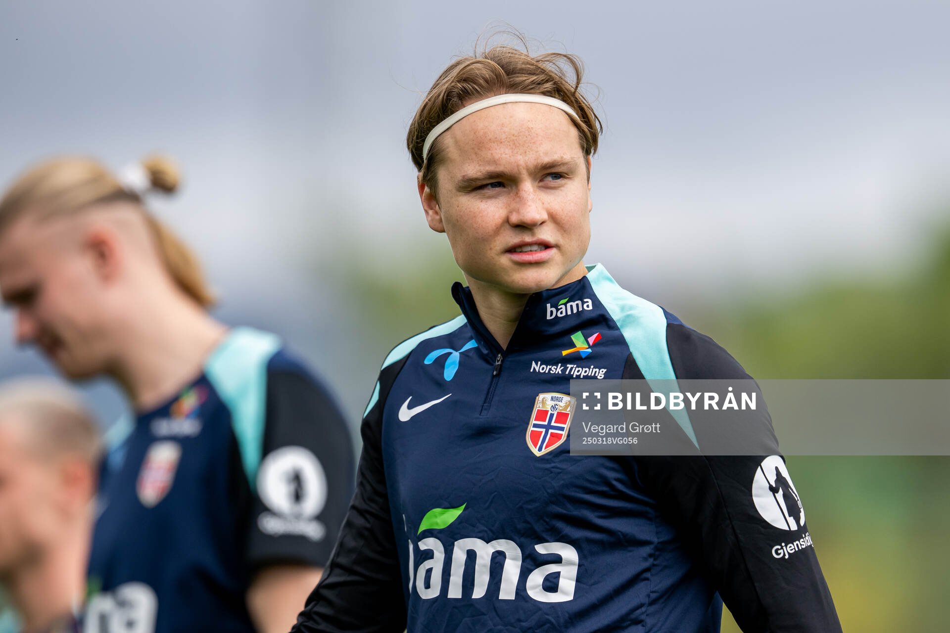 Andreas Schjelderup of the Norwegian national football team
