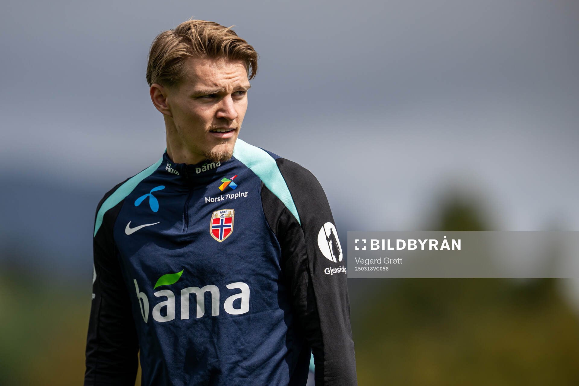Martin Ødegaard of the Norwegian national football team