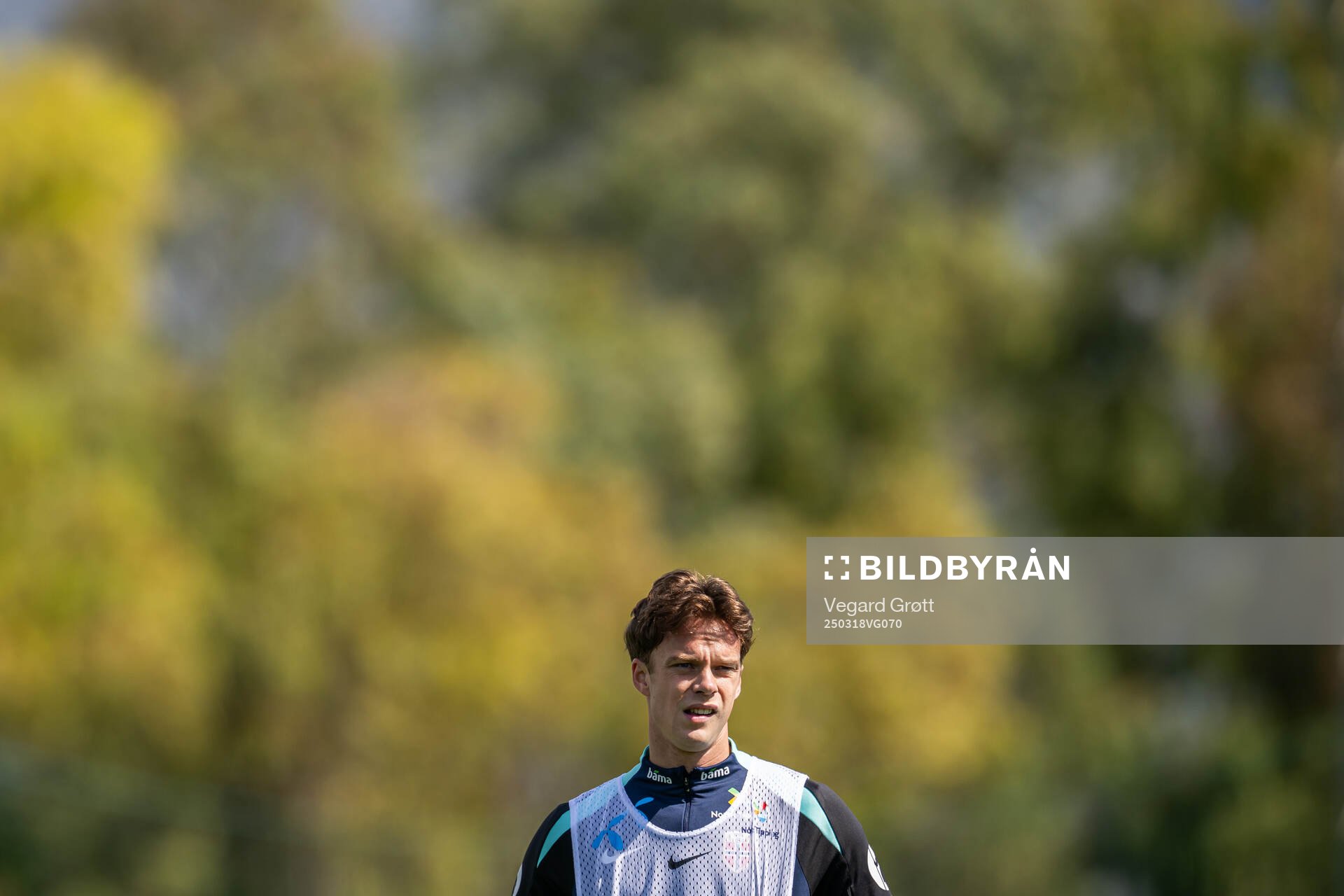 Felix Horn Myhre of the Norwegian national football team