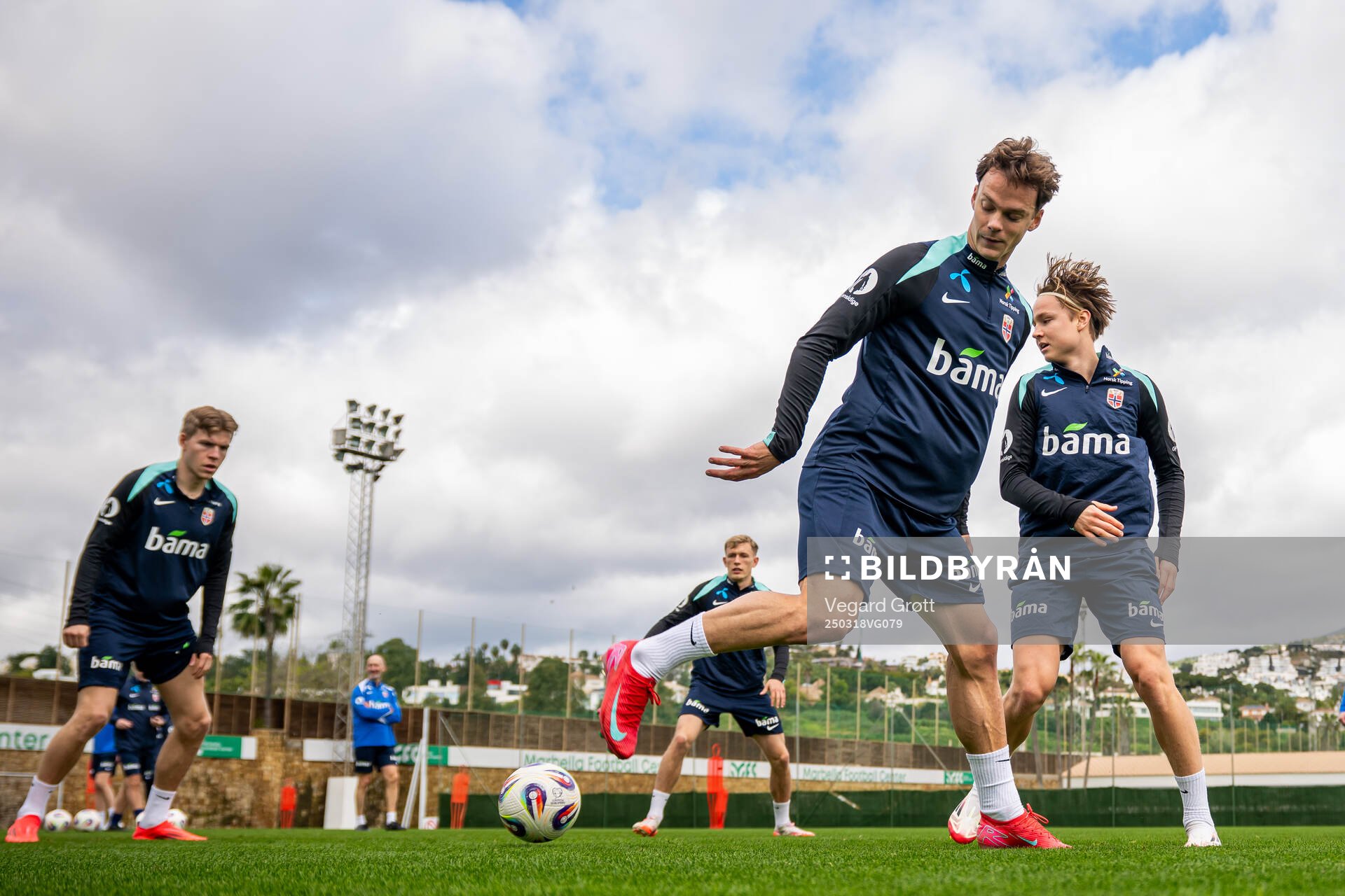 Felix Horn Myhre of the Norwegian national football team