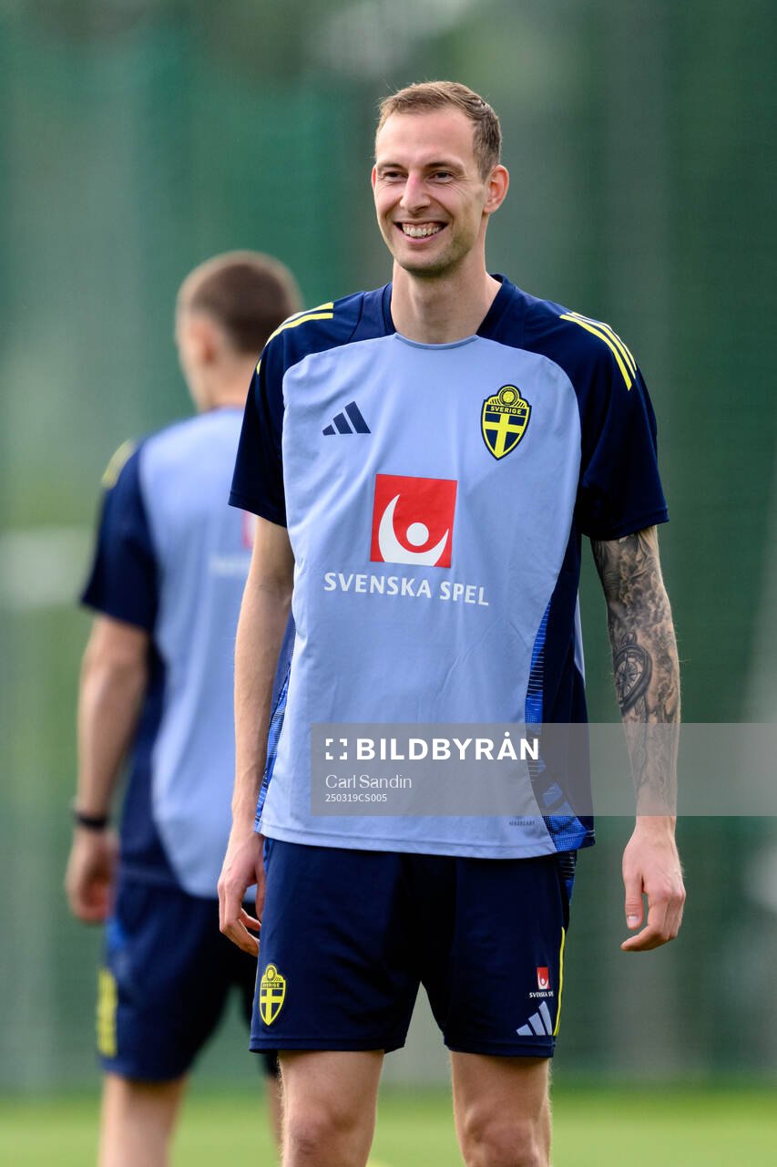 Gustaf Nilsson of the Swedish men's national football team