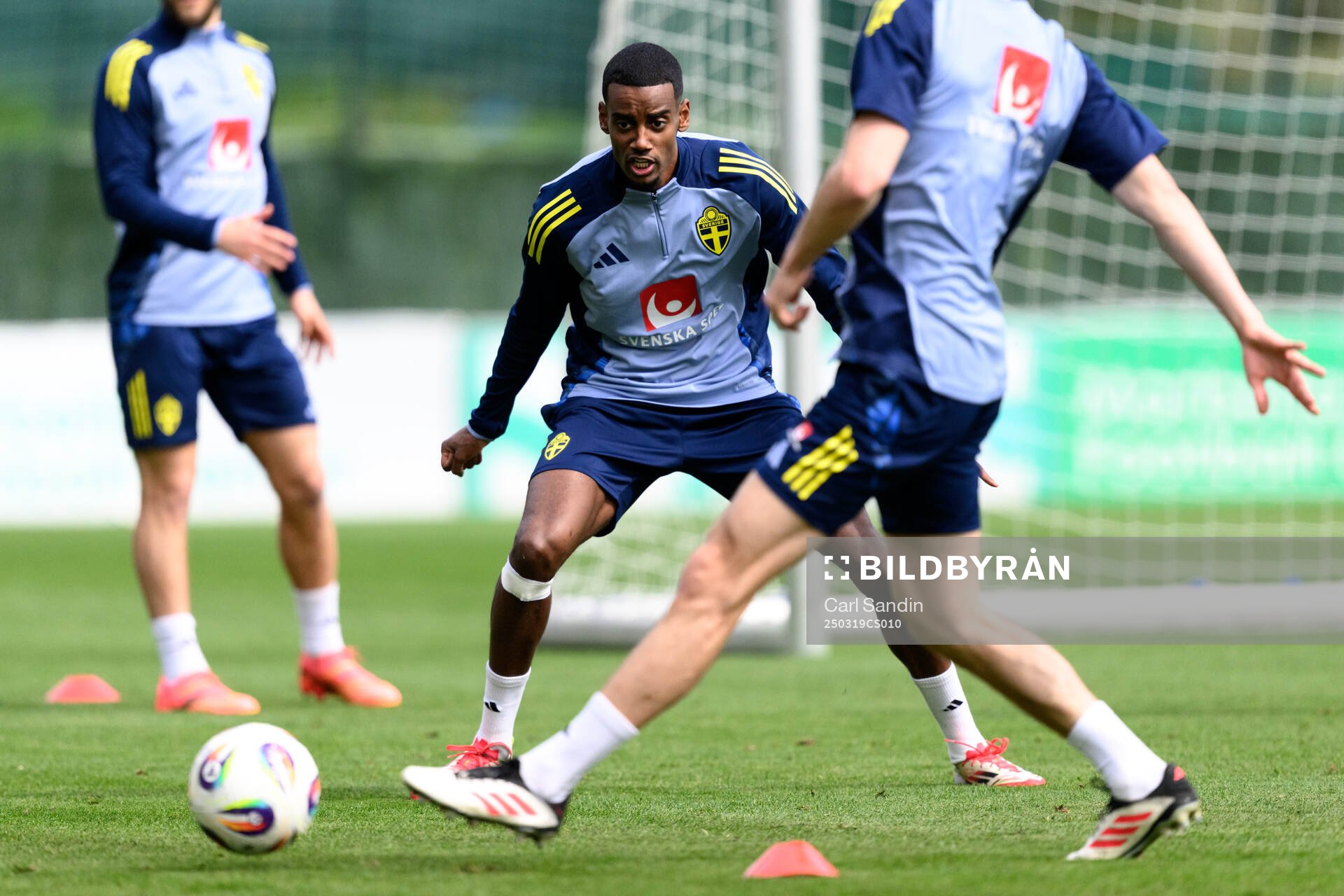Alexander Isak of the Swedish men's national football team