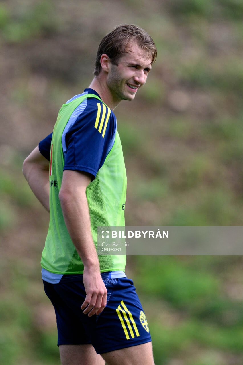 Benjamin Nygren of the Swedish men's national football team