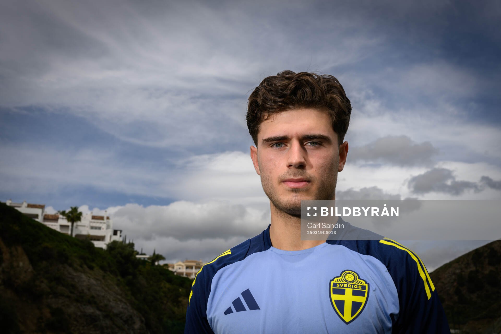 Besfort Zeneli of the Swedish men's national football team